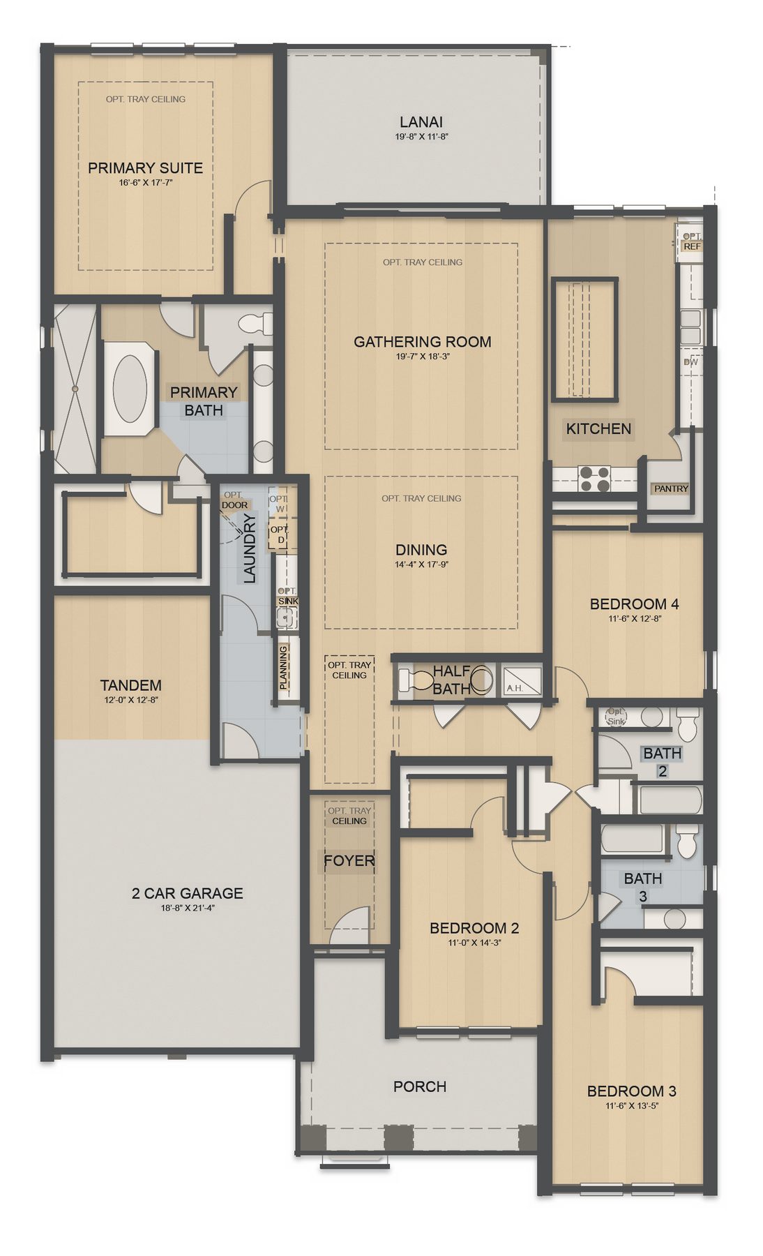 Planta Ozark · 1º andar