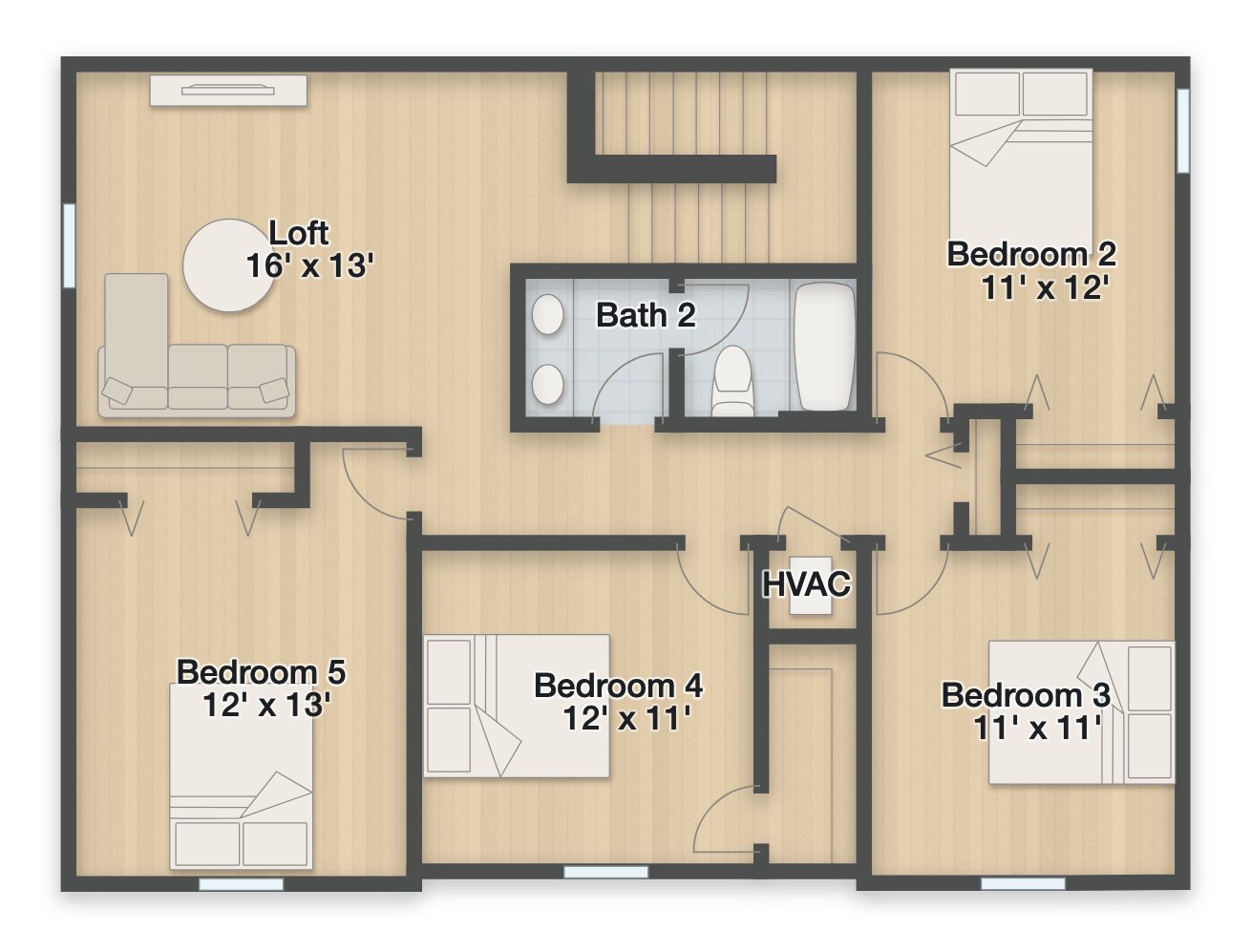 Planta Durham · 2º andar