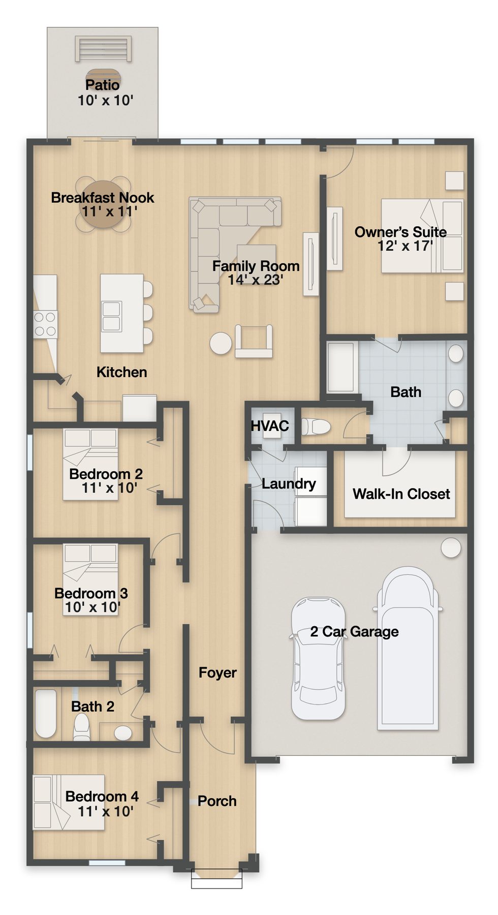 Planta Hartford · 1º andar