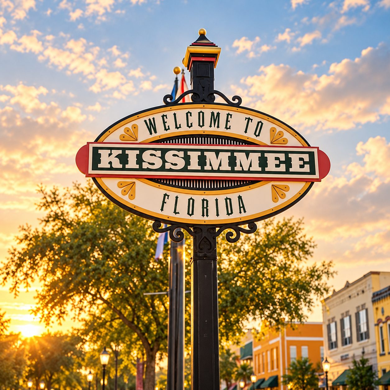 Placa de boas-vindas a Kissimmee