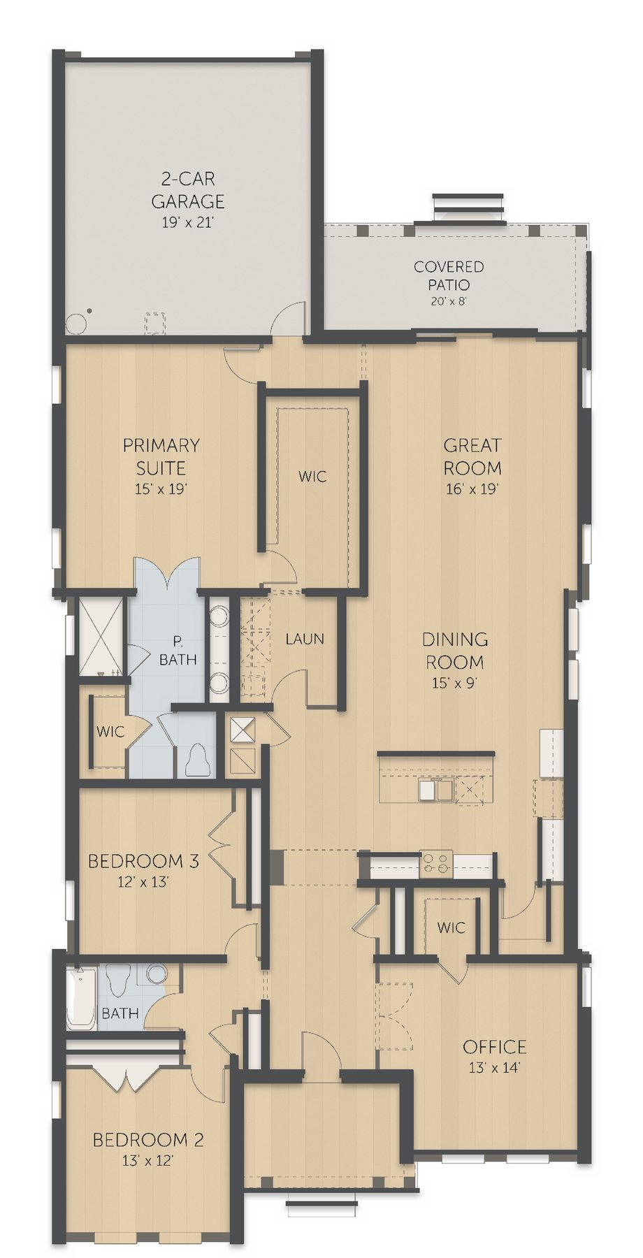 Planta Bellwood · 1º andar