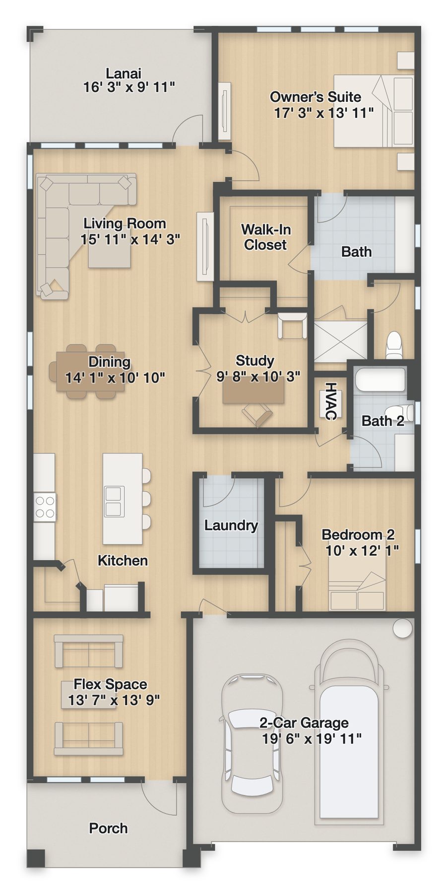 Planta Sanibel · 1º andar