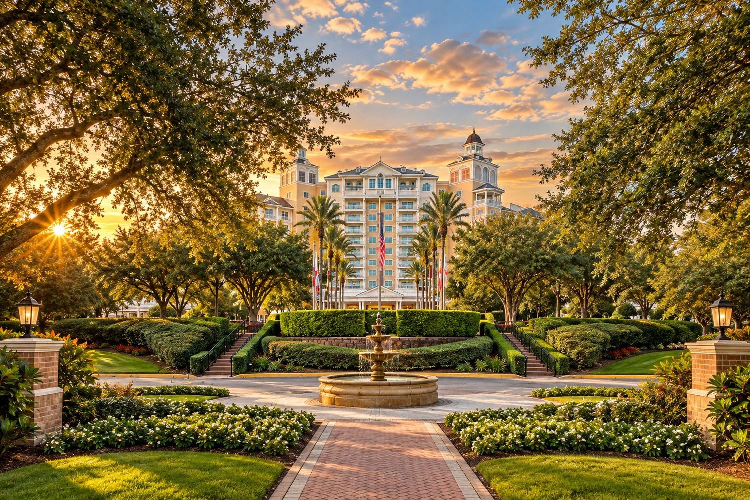 Jardins de resort