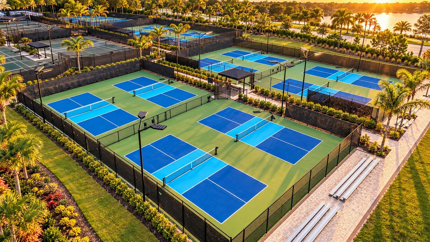 Quadras de pickleball