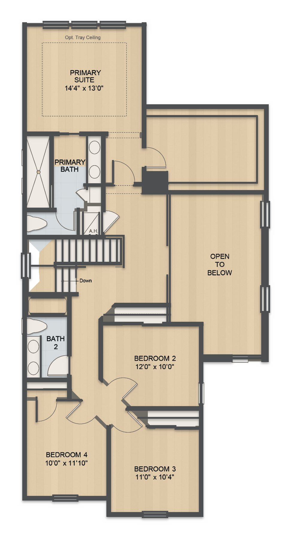Planta Boca Grande · 2º andar