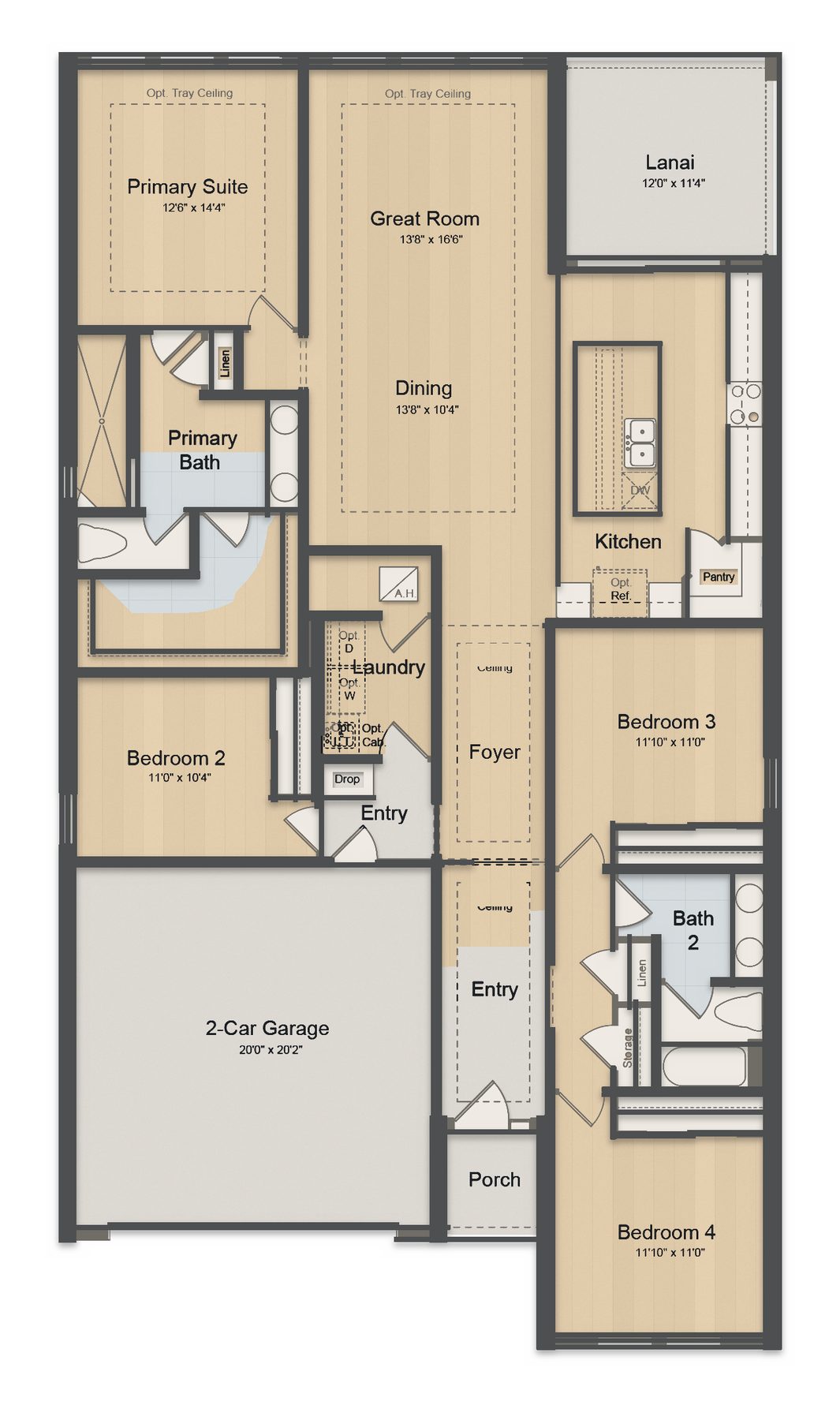 Planta Carlsbad · 1º andar