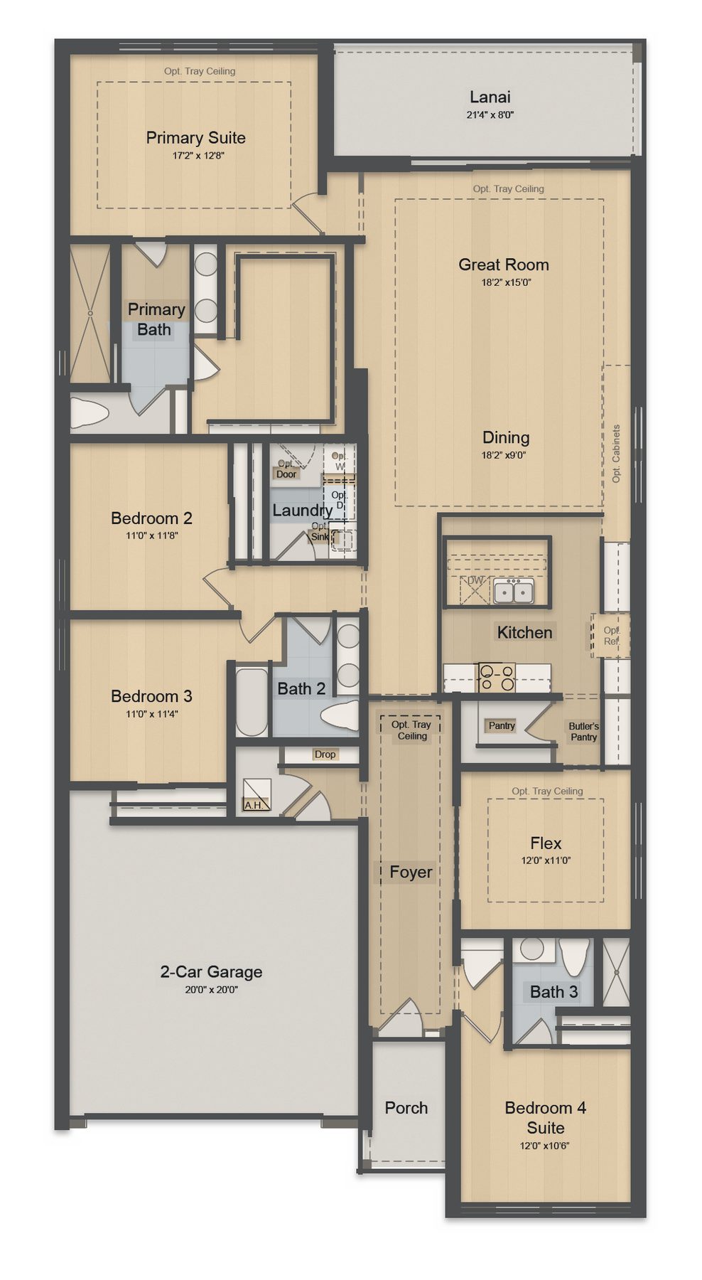 Planta Longboat · 1º andar