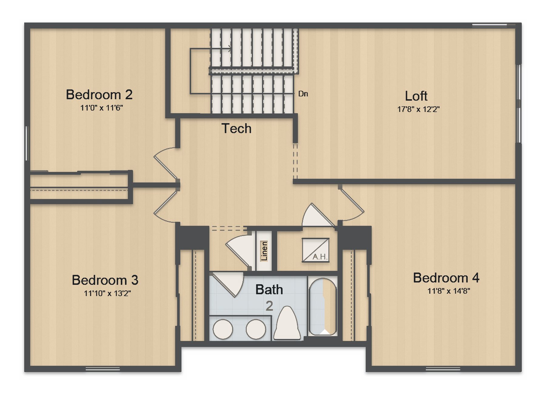 Planta Rockport · 2º andar