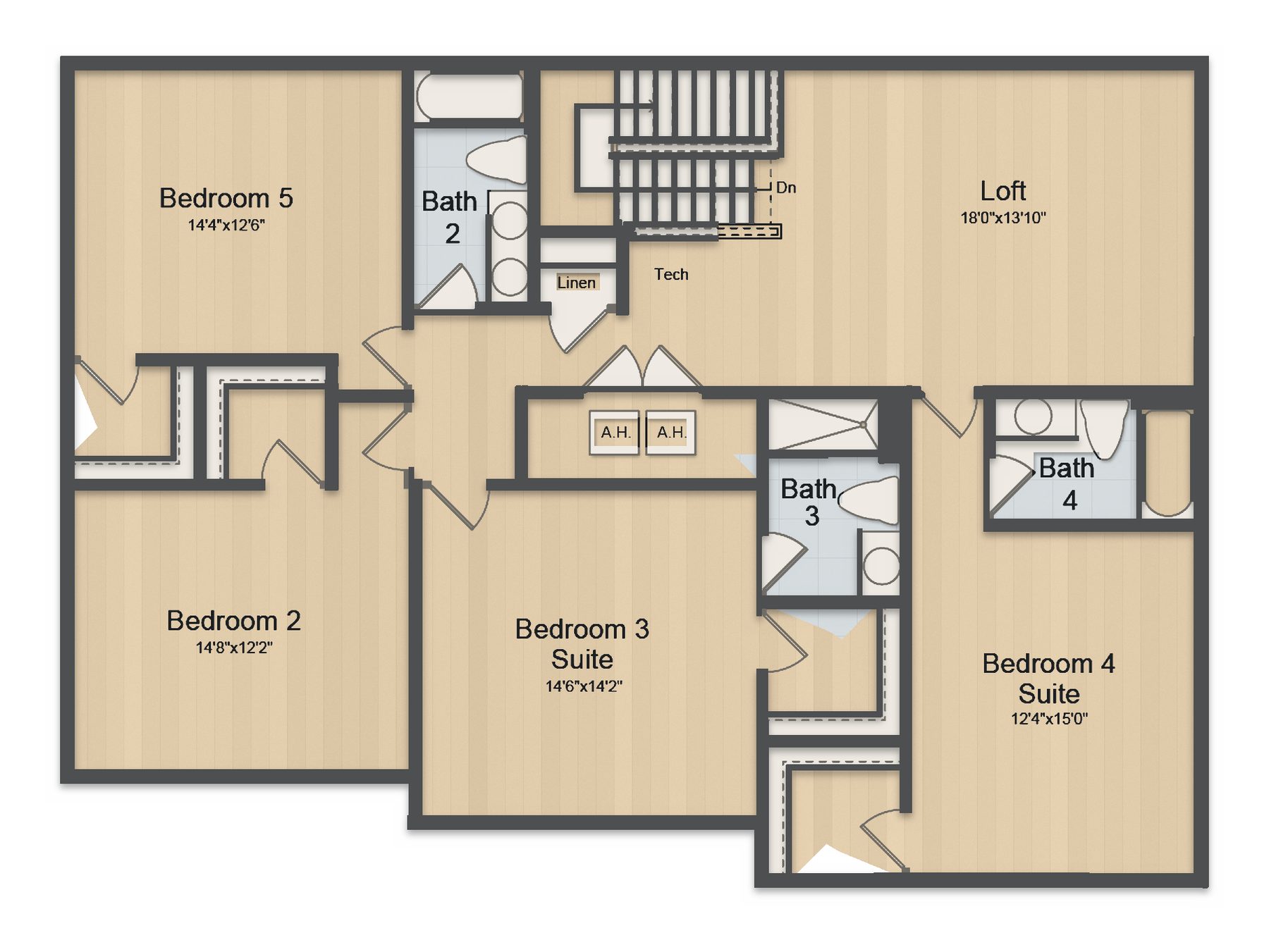 Planta Waikiki · 2º andar