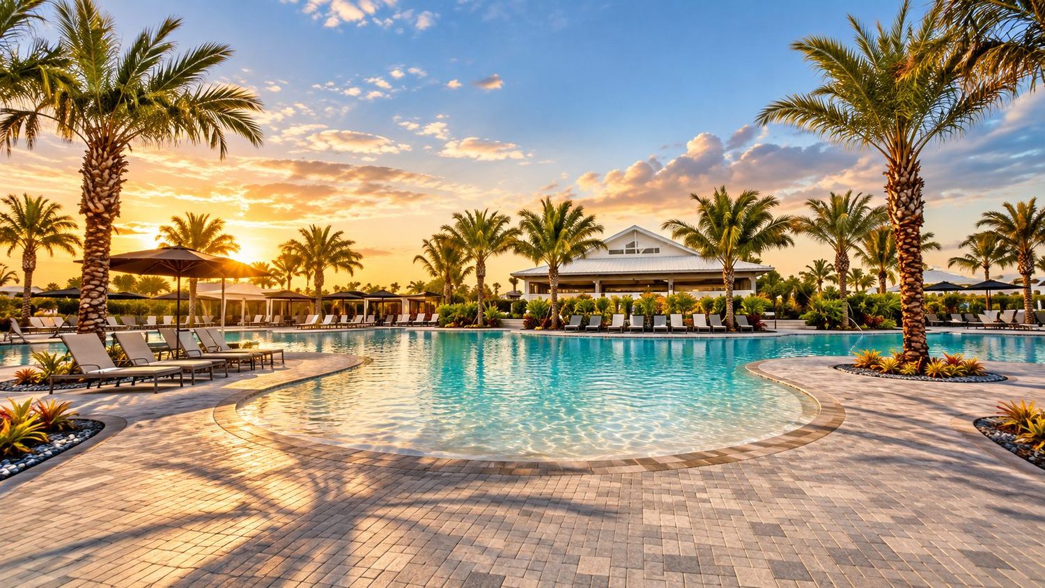 A piscina e a cabana (imagem ilustrativa)