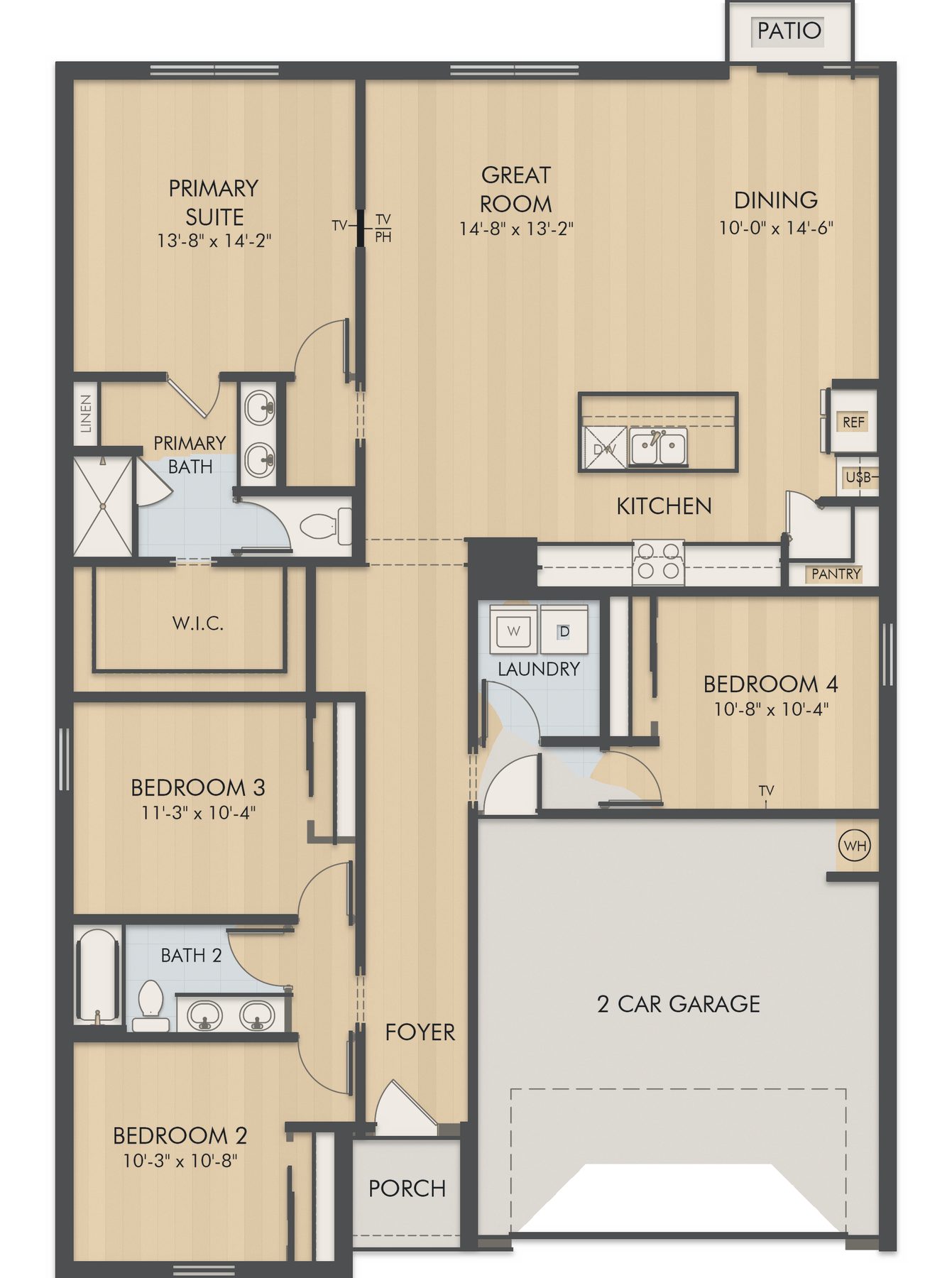 Planta Foxglove · 1º andar
