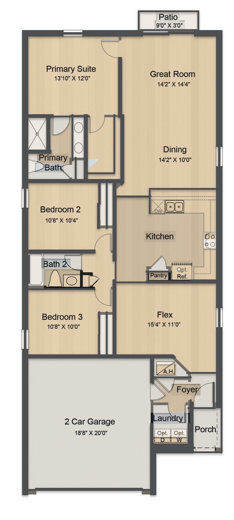 Planta Spruce · 1º andar