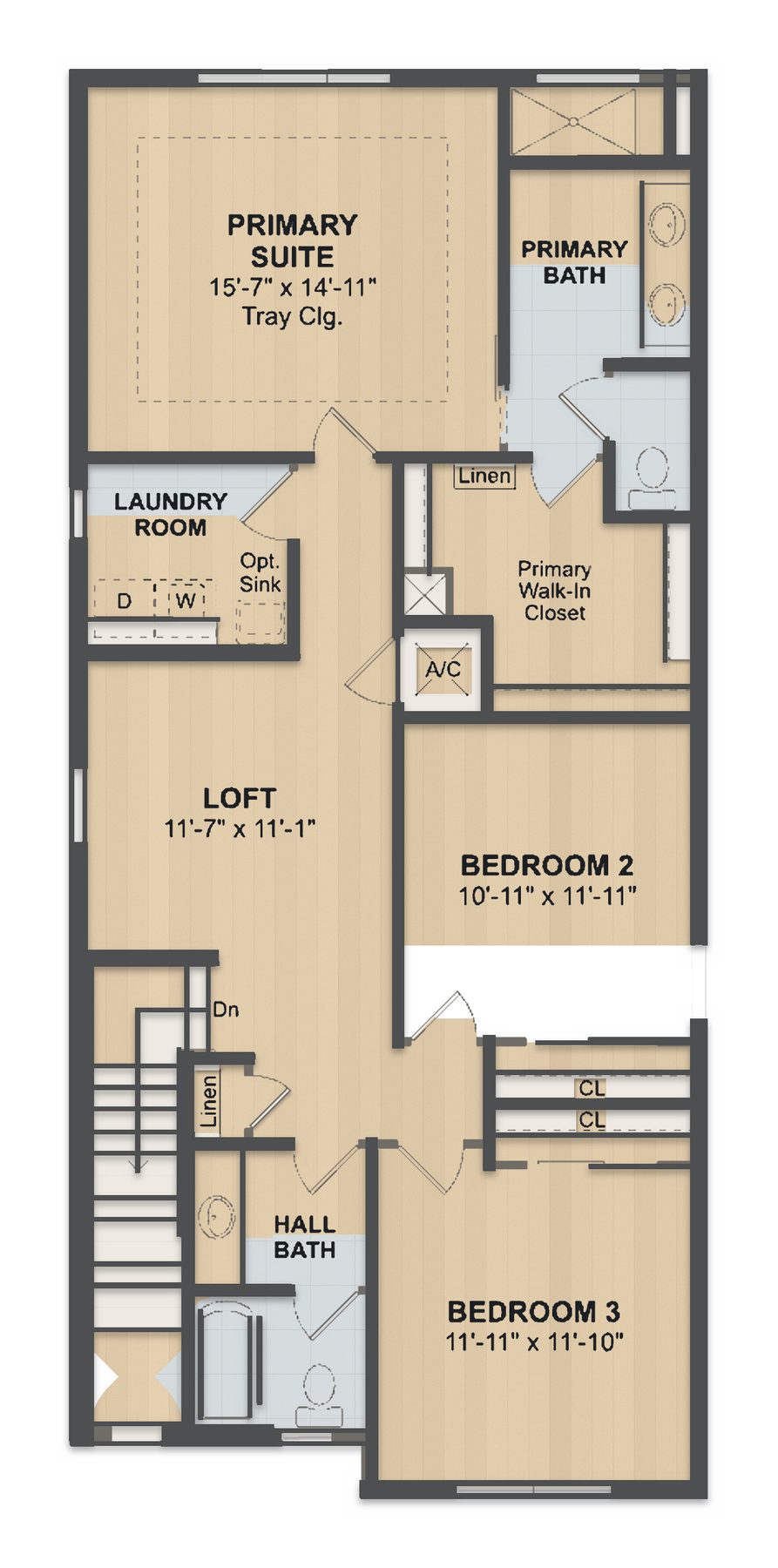 Planta Suncrest II · 2º andar