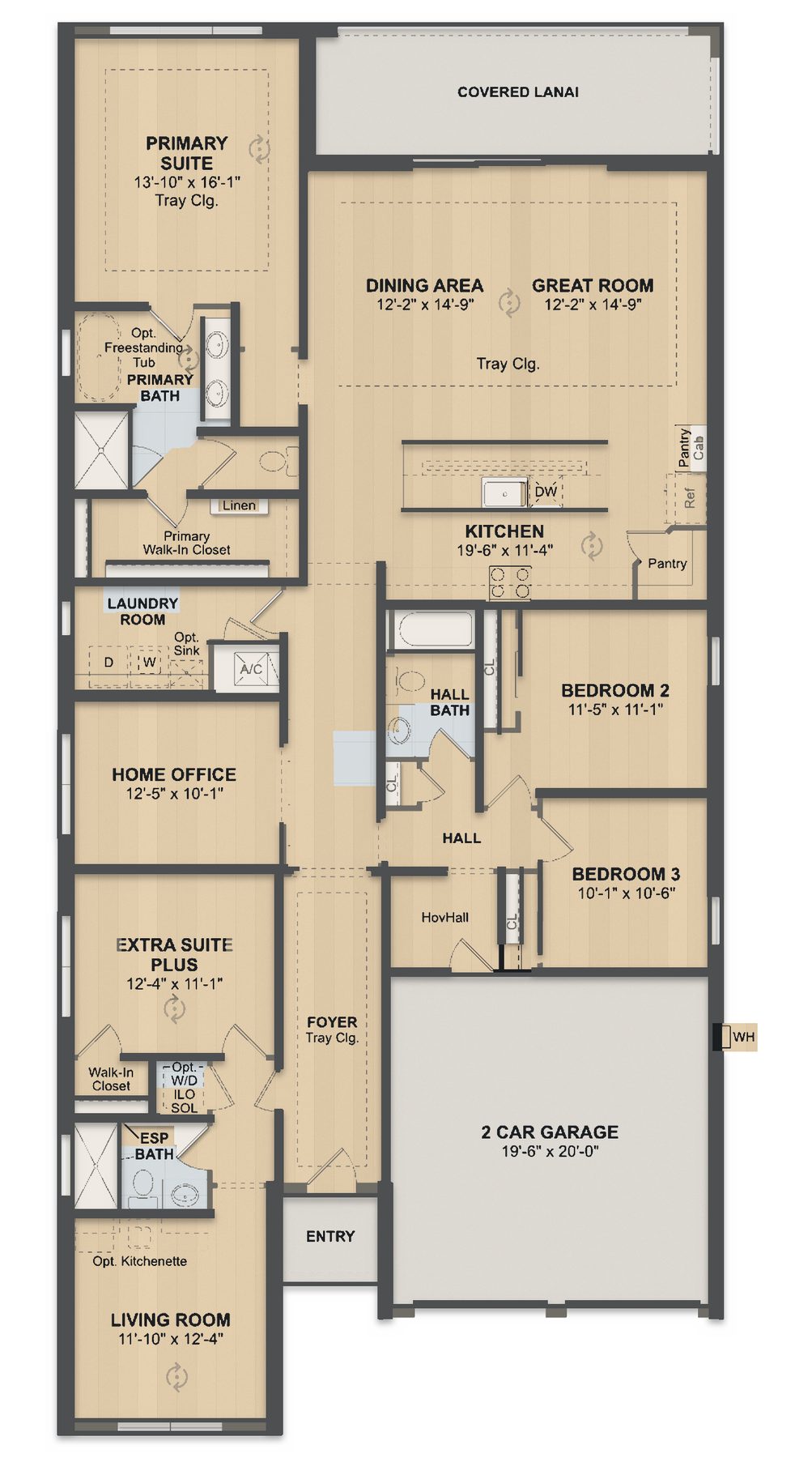 Planta Tobago II · 1º andar