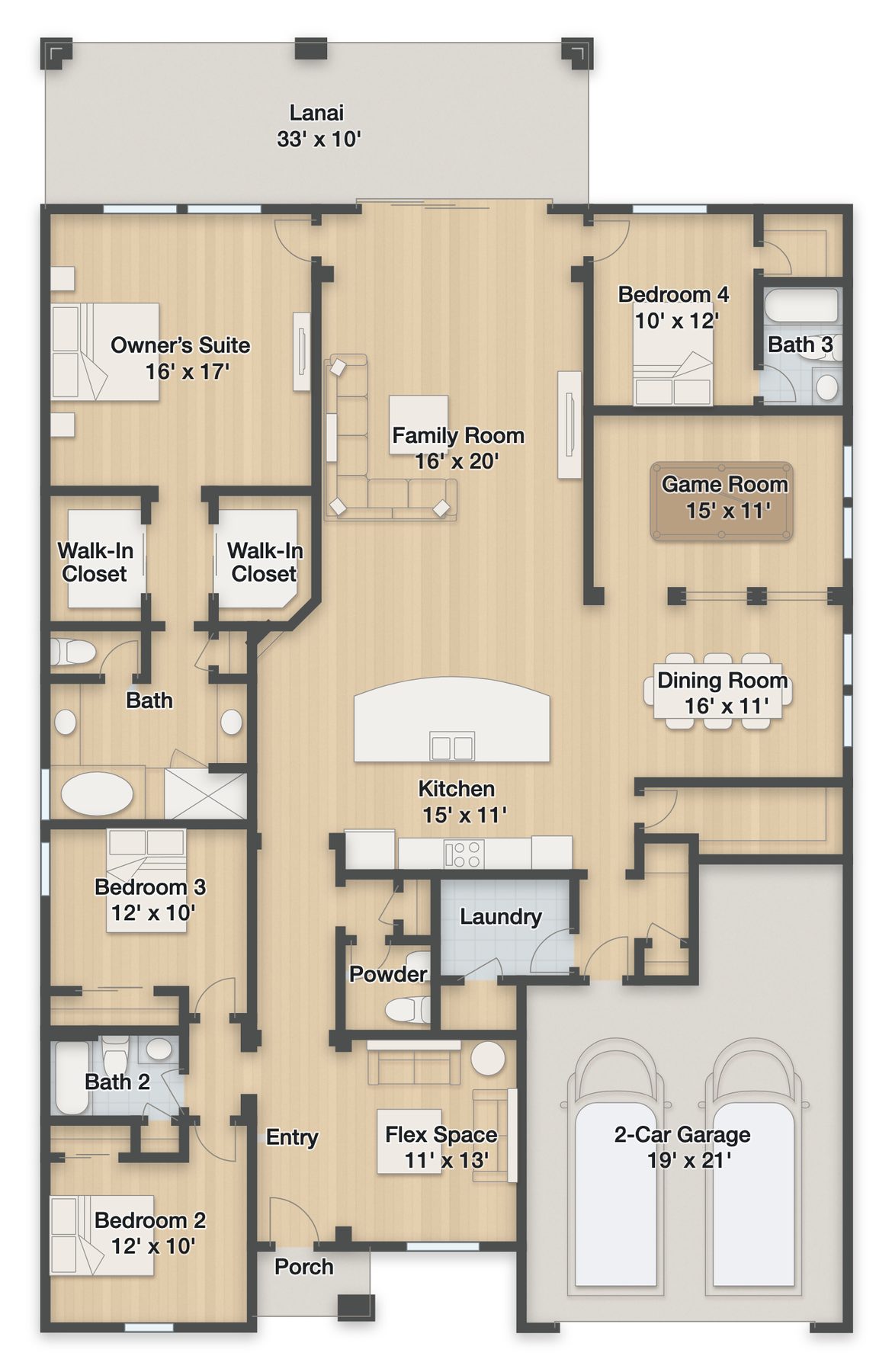 Planta Inverness · 1º andar