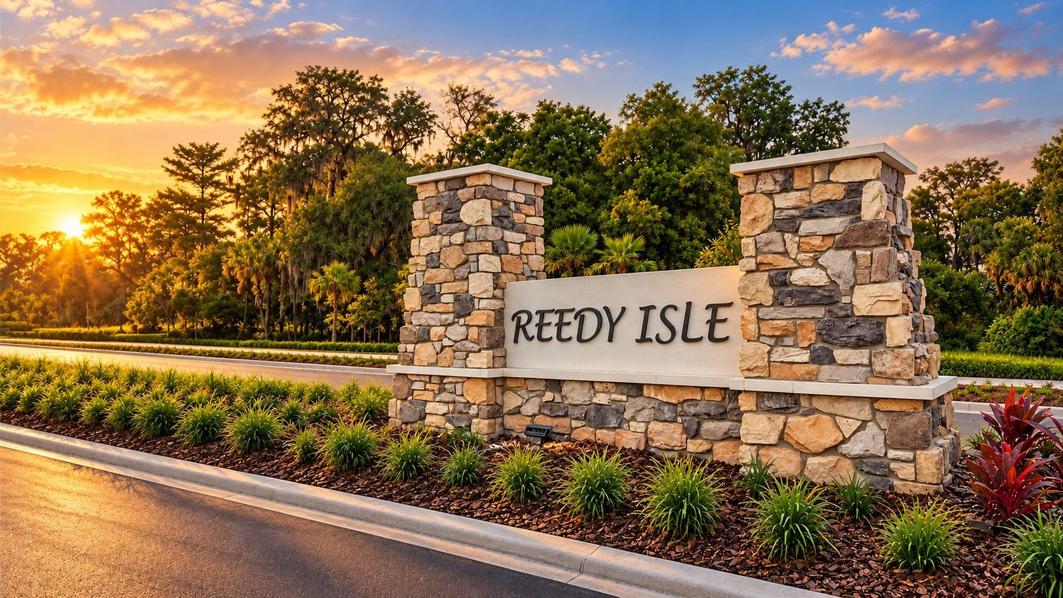 O portal do Reedy Isle