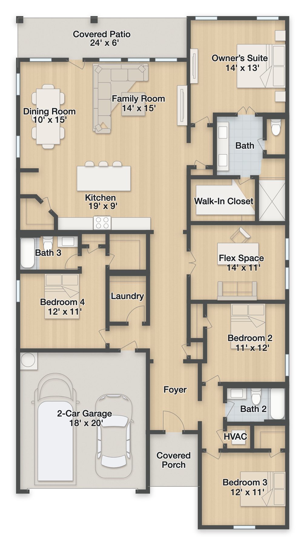 Planta Hendrix · 1º andar