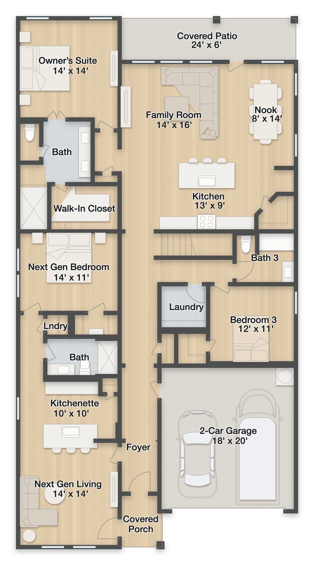Planta Steely · 1º andar