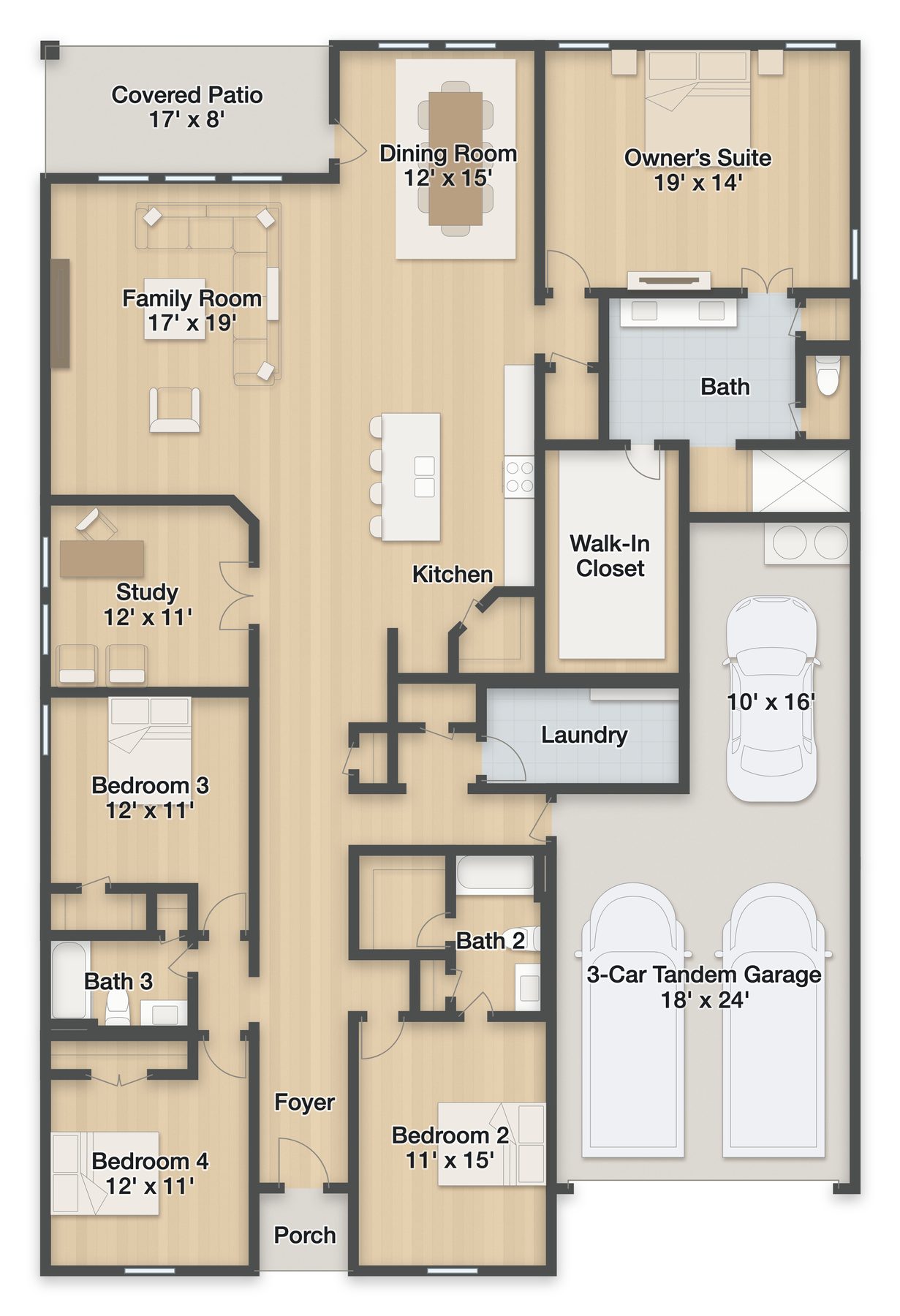Planta Deniro · 1º andar