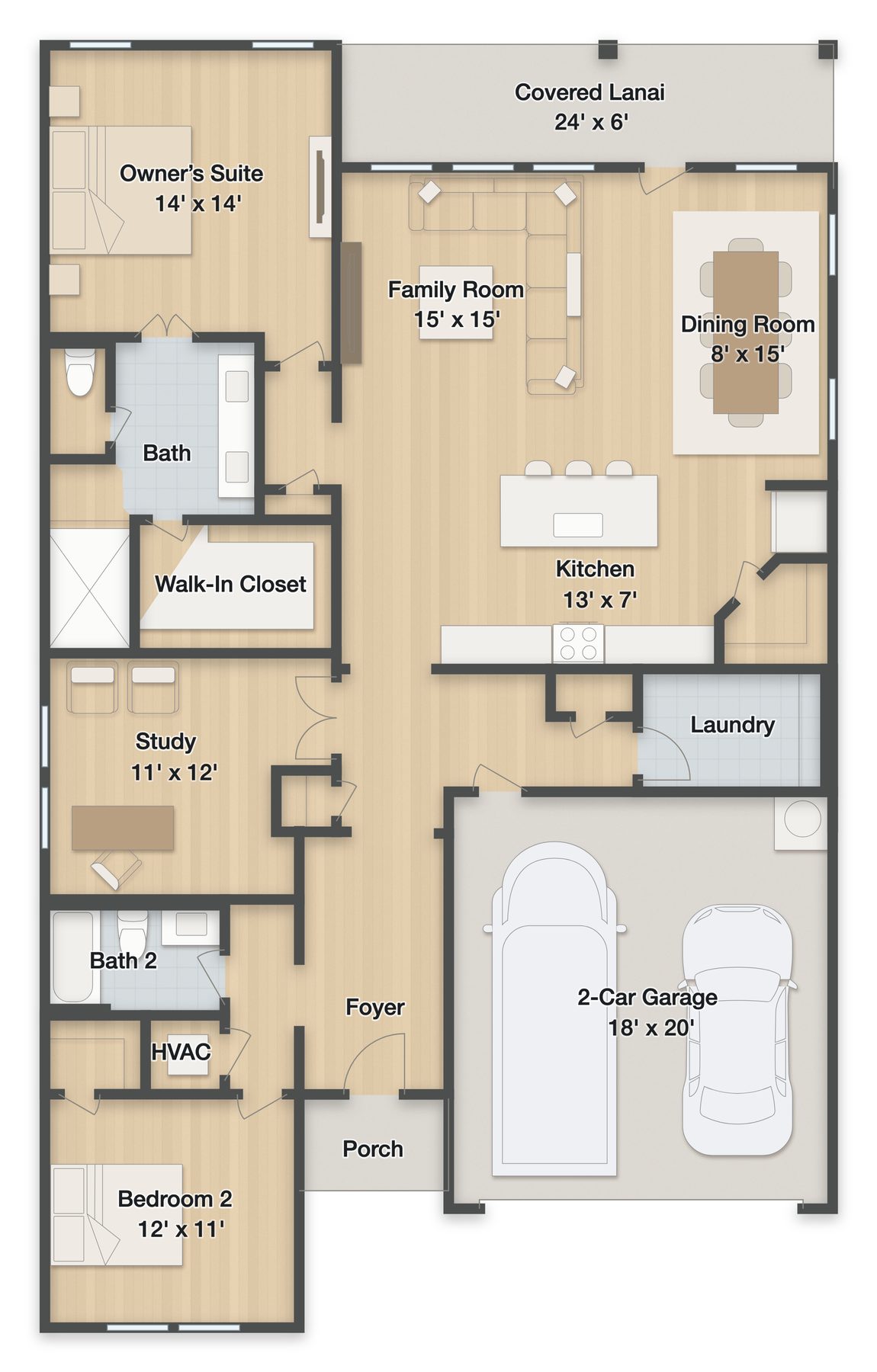 Planta Nash II · 1º andar