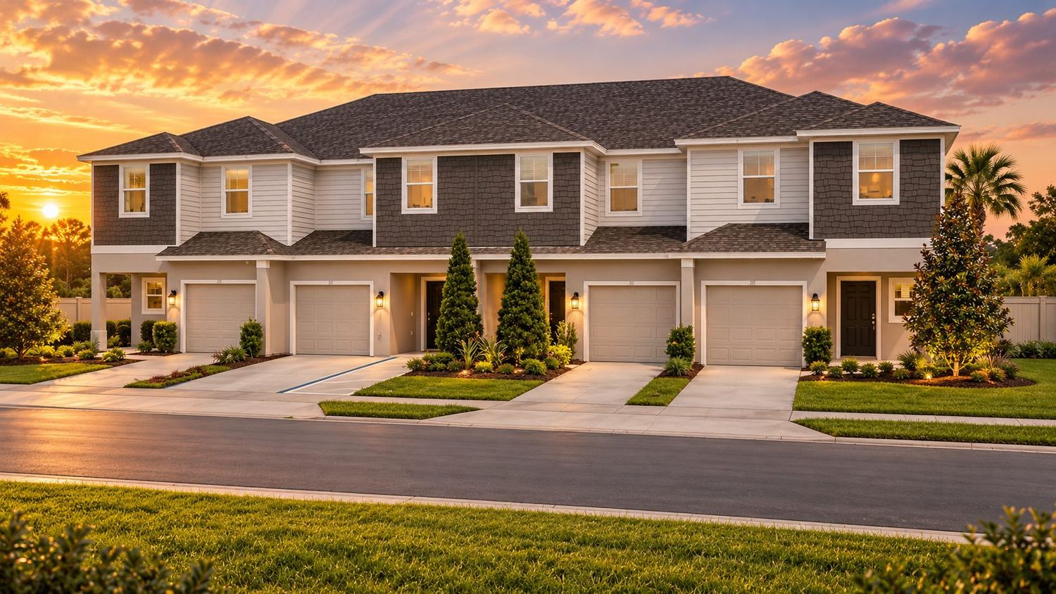 Townhomes com garagem
