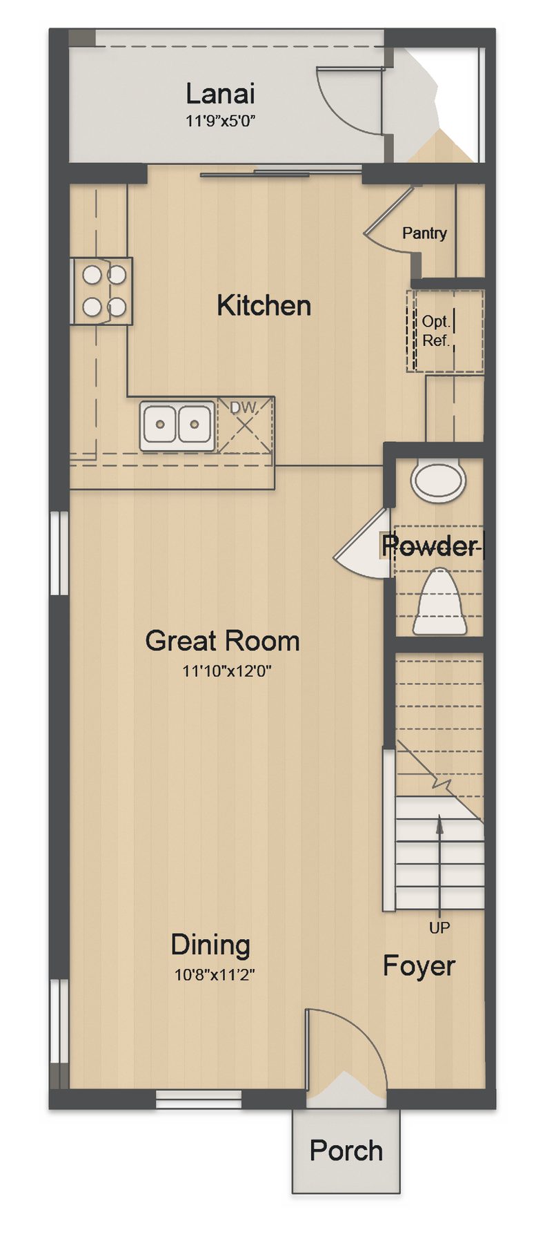 Planta Hemlock · 1º andar
