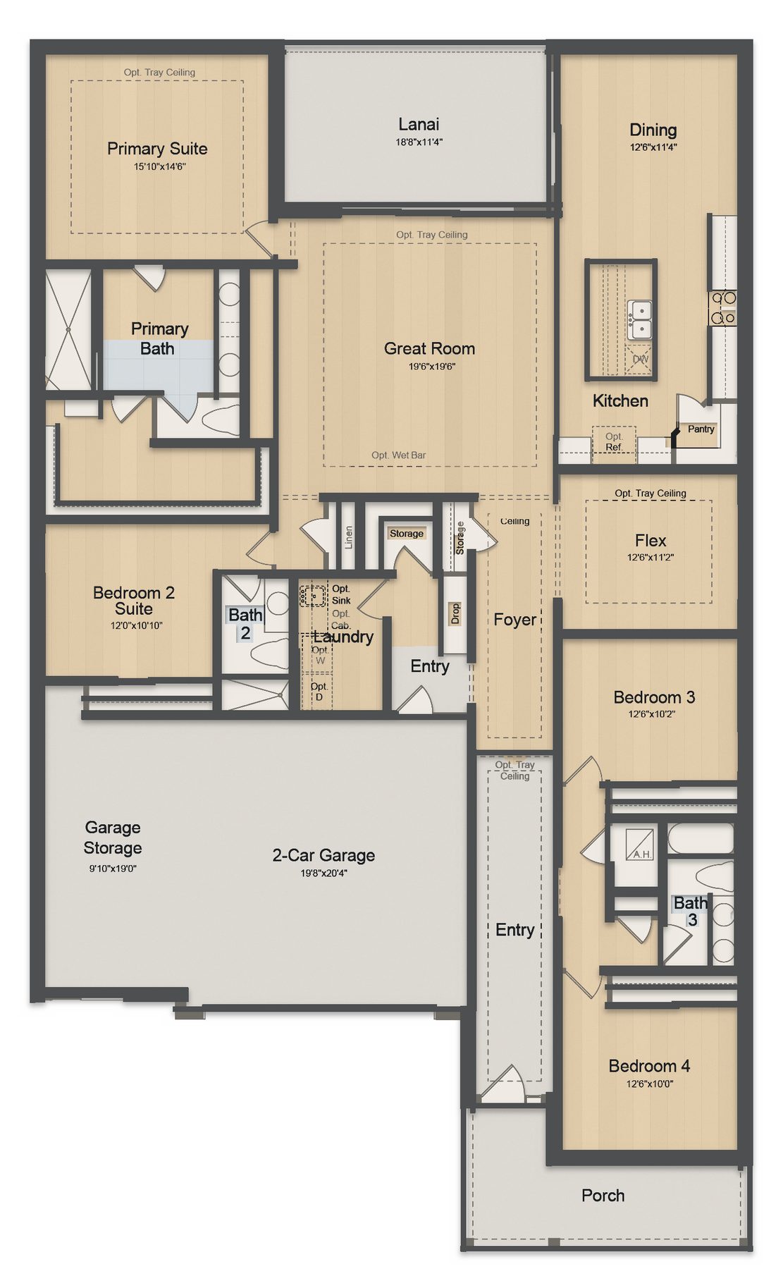 Planta Bainbridge · 1º andar