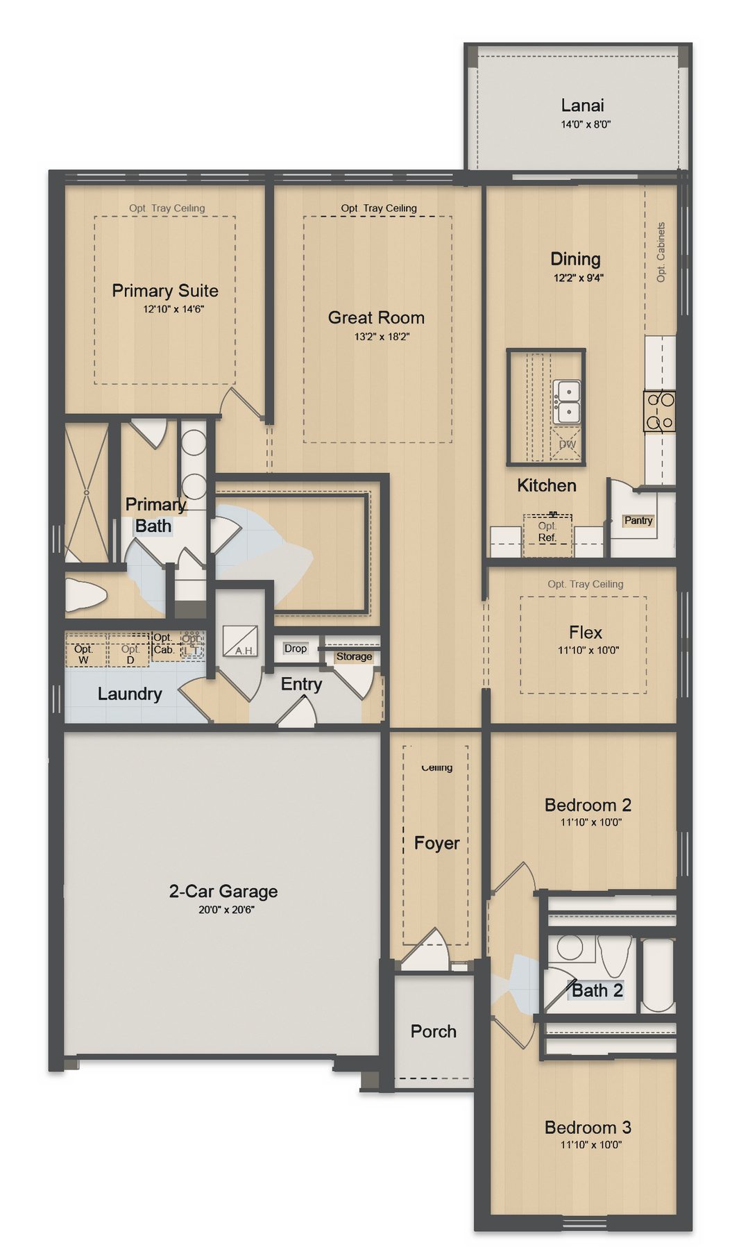 Planta Biloxi · 1º andar