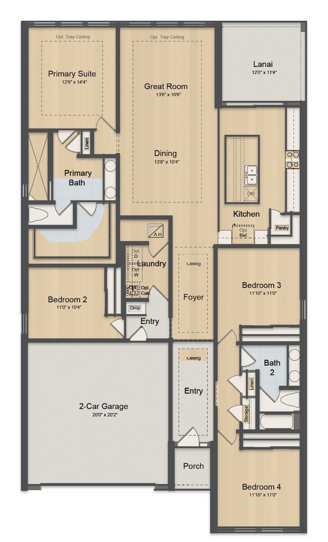 Planta Carlsbad · 1º andar
