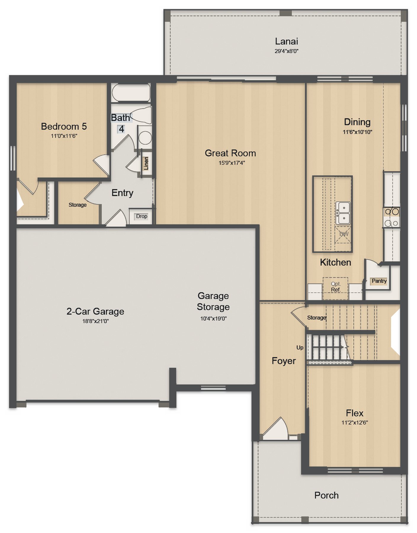 Planta Key West · 1º andar