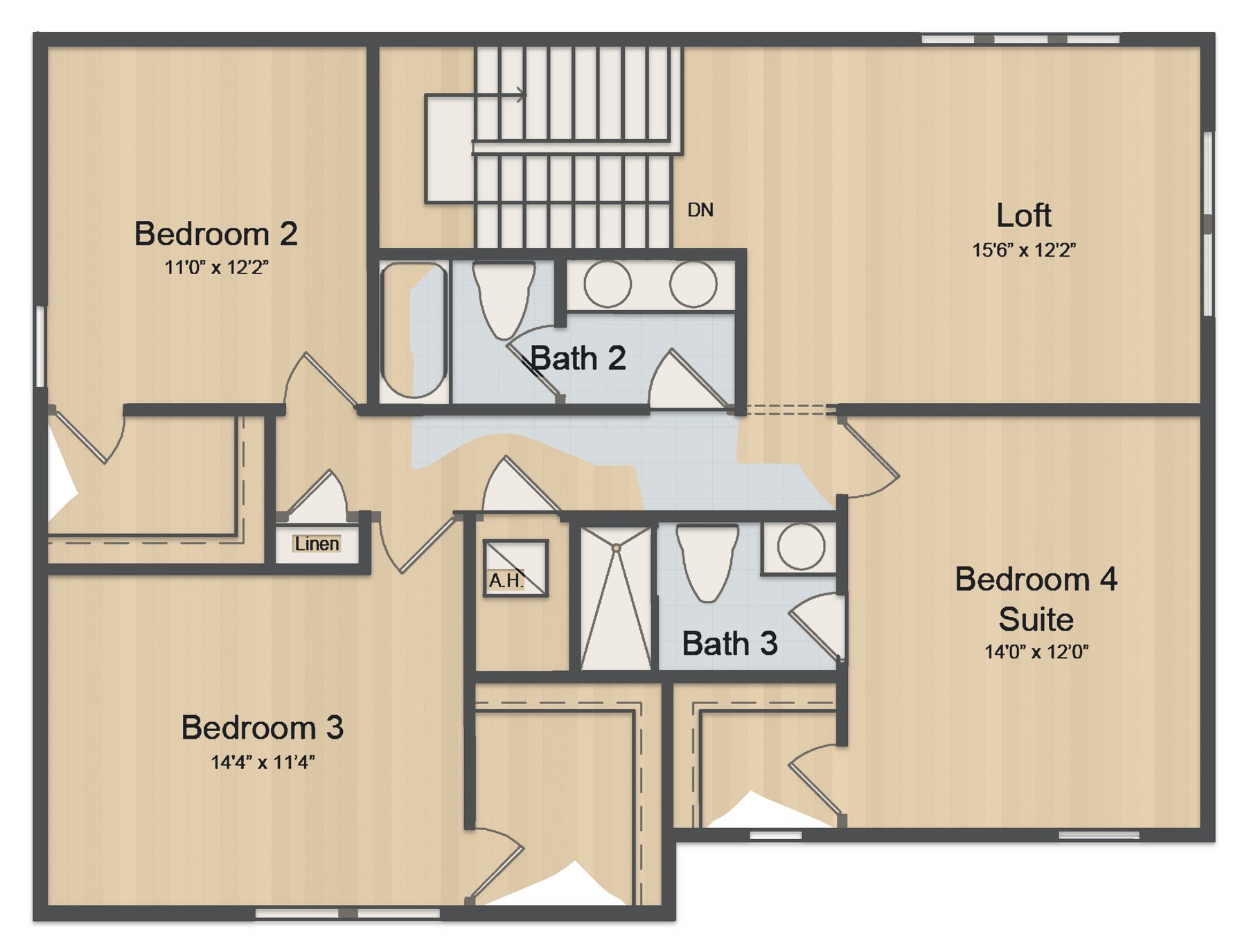 Planta Montauk · 2º andar