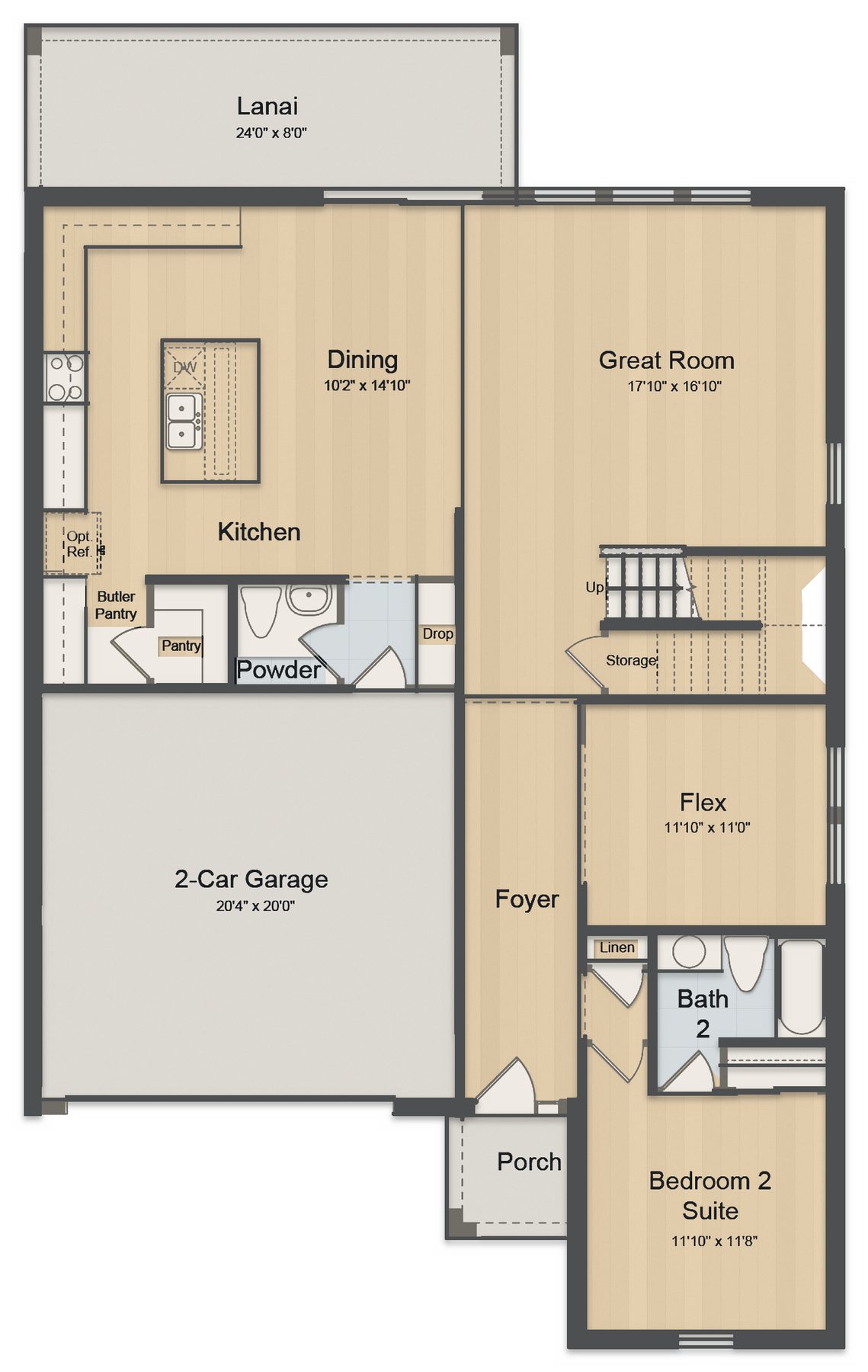 Planta Seaside · 1º andar