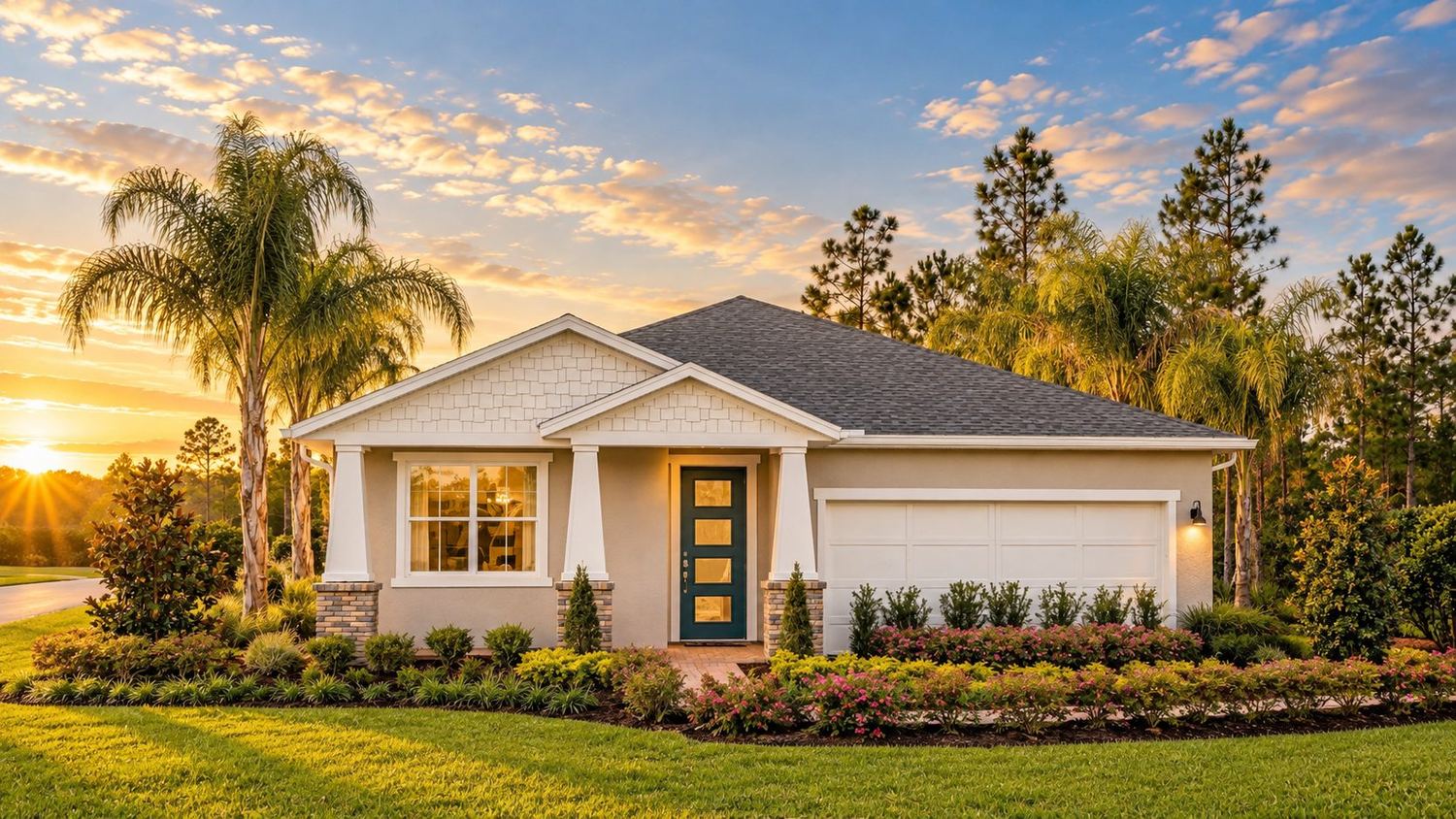 Fachada estilo craftsman