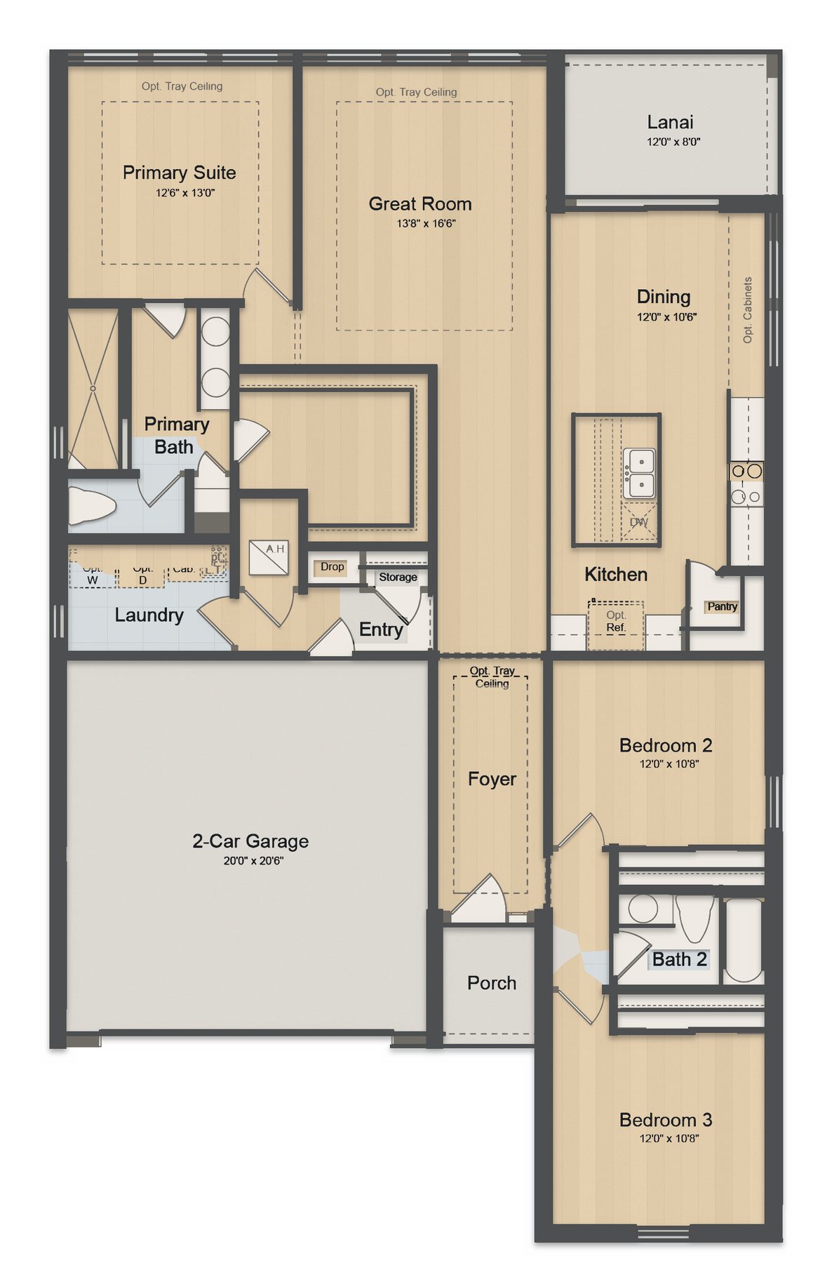 Planta Atlantic · 1º andar