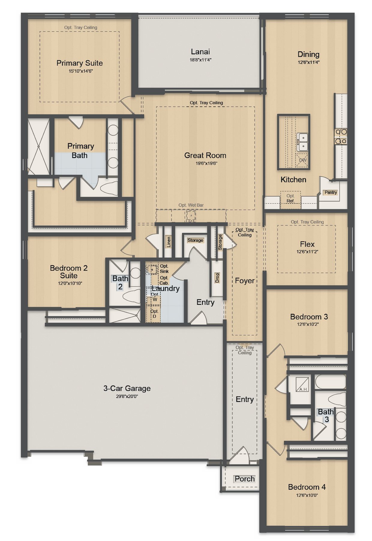 Planta Bainbridge · 1º andar