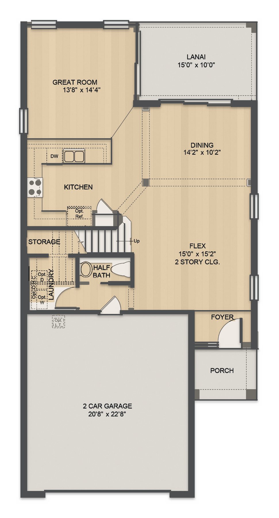 Planta Boca Grande · 1º andar
