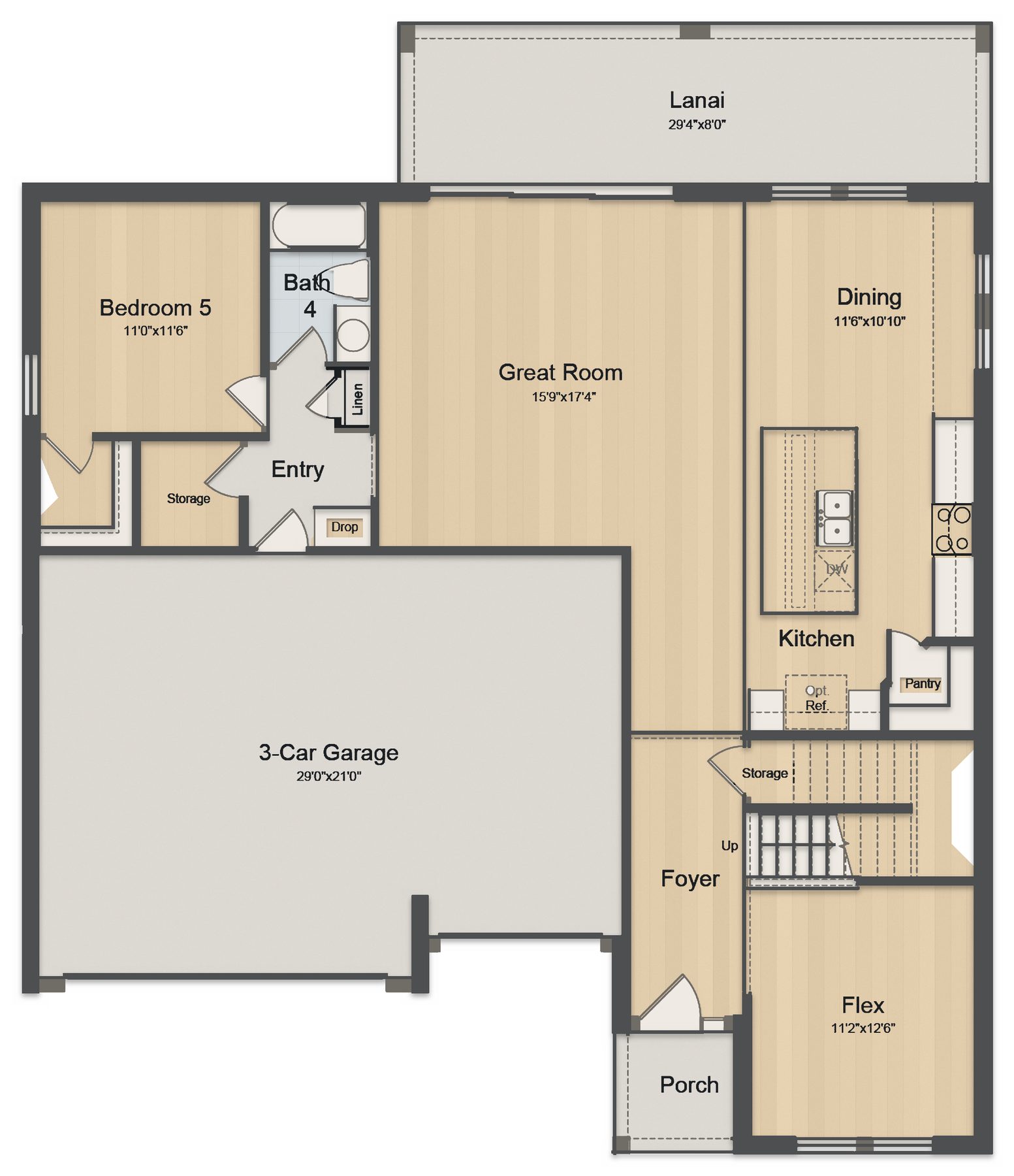 Planta Key West · 1º andar