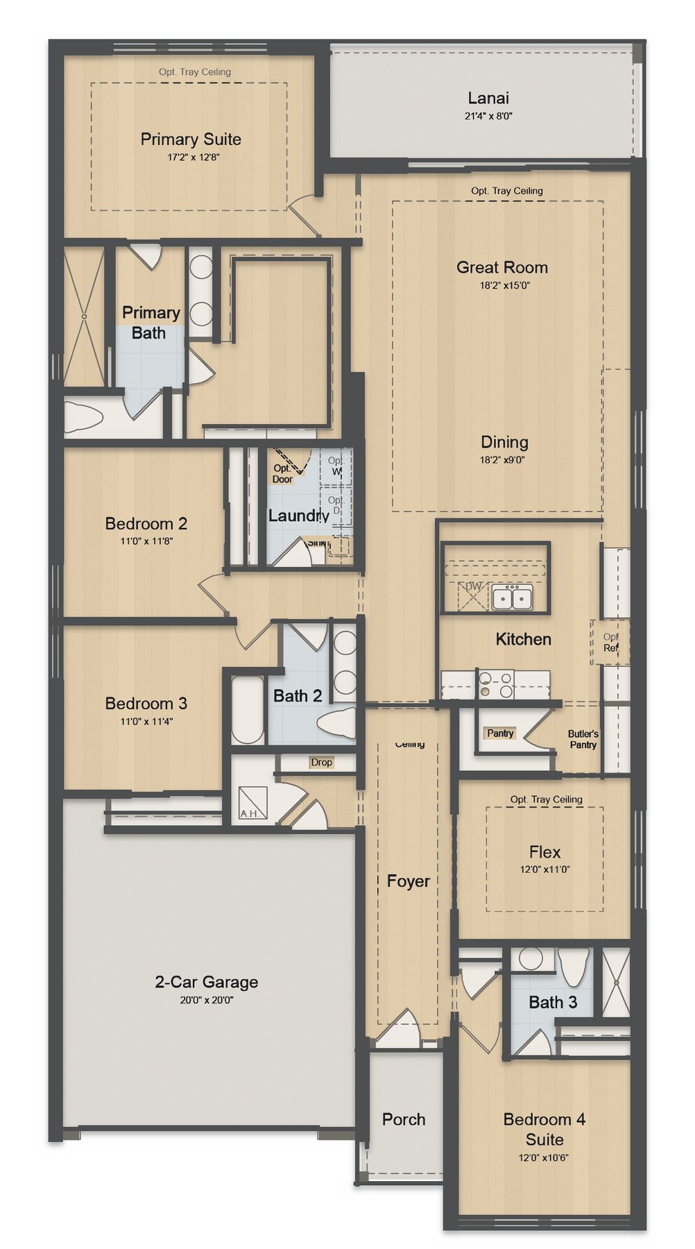 Planta Longboat · 1º andar