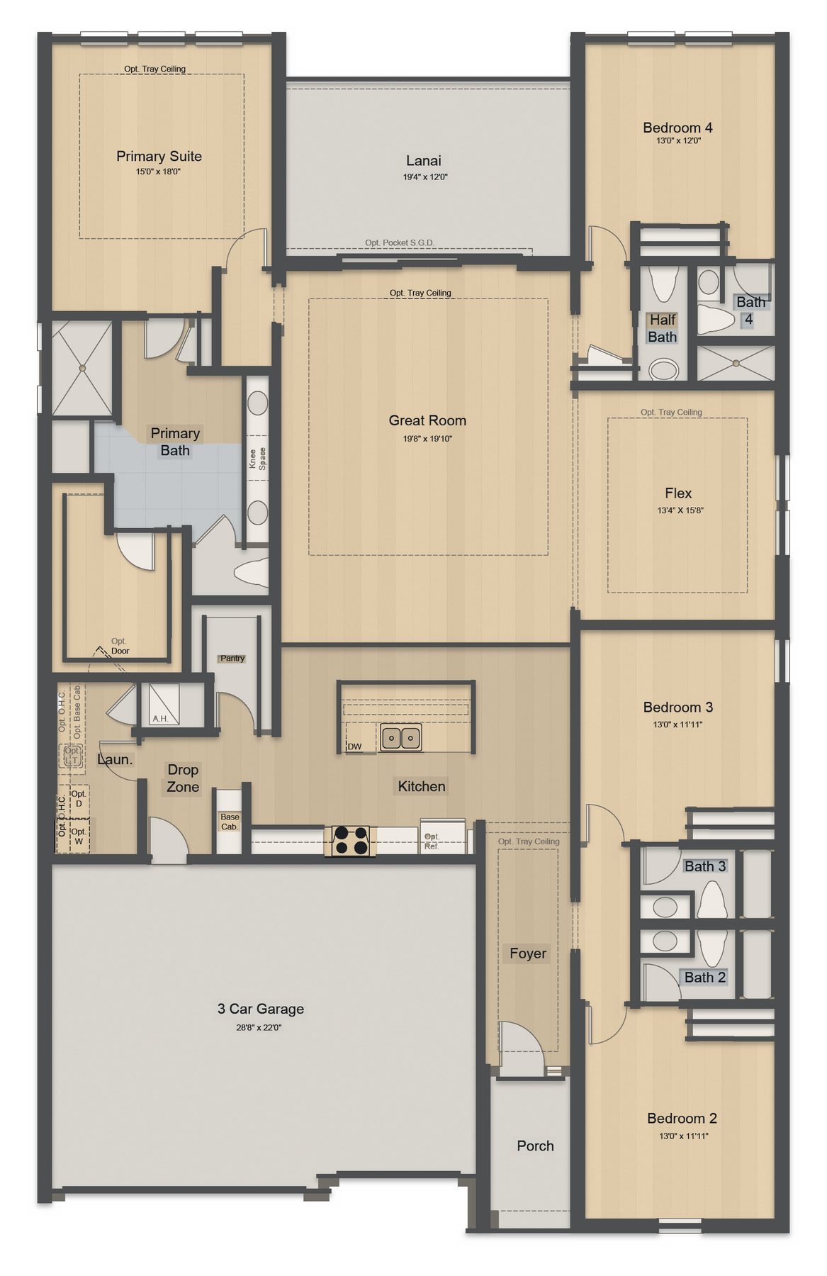 Planta Saint Croix · 1º andar