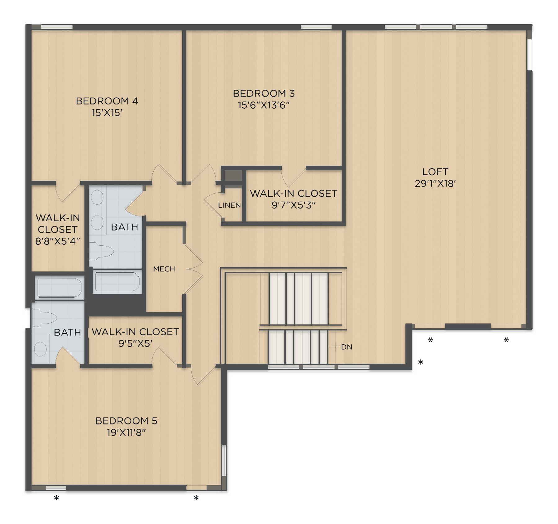 Planta Falcon · 2º andar
