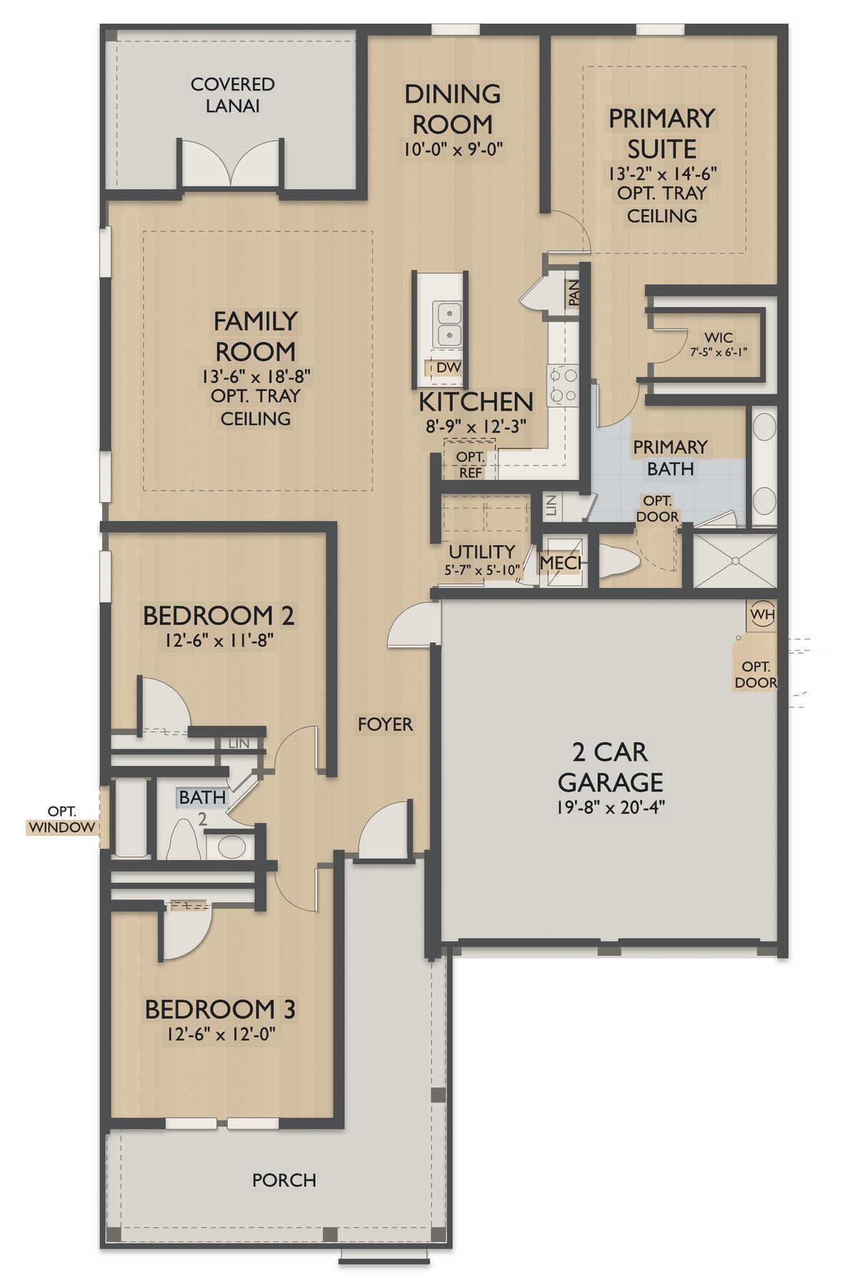 Planta Brickell II · 1º andar