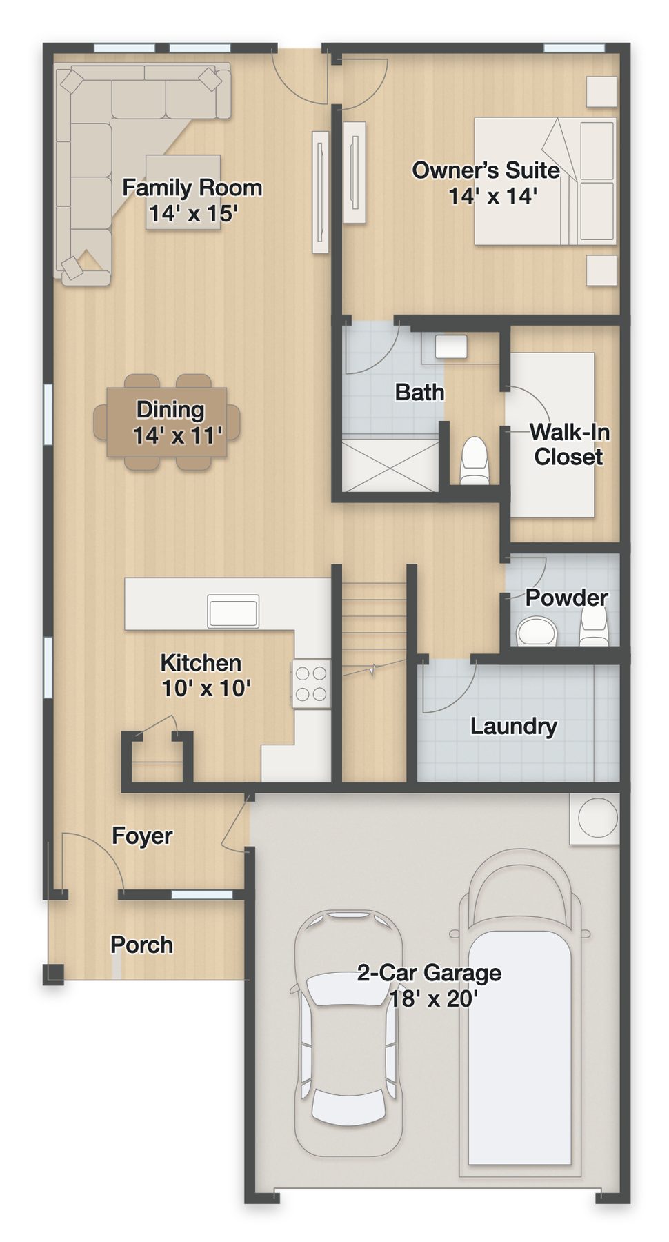 Planta Morrow · 1º andar