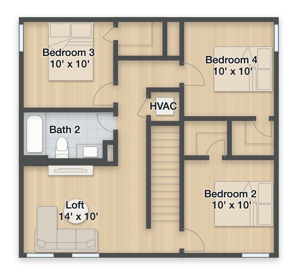Planta Morrow · 2º andar