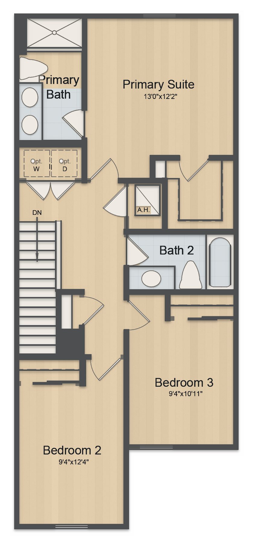 Planta Jasmine · 2º andar
