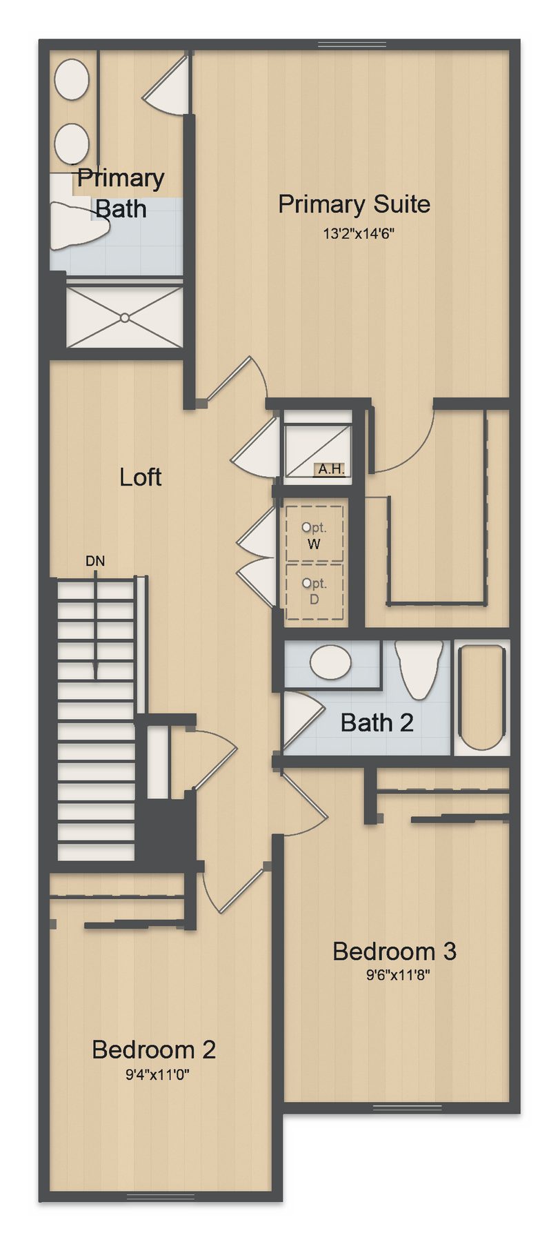 Planta Marigold · 2º andar