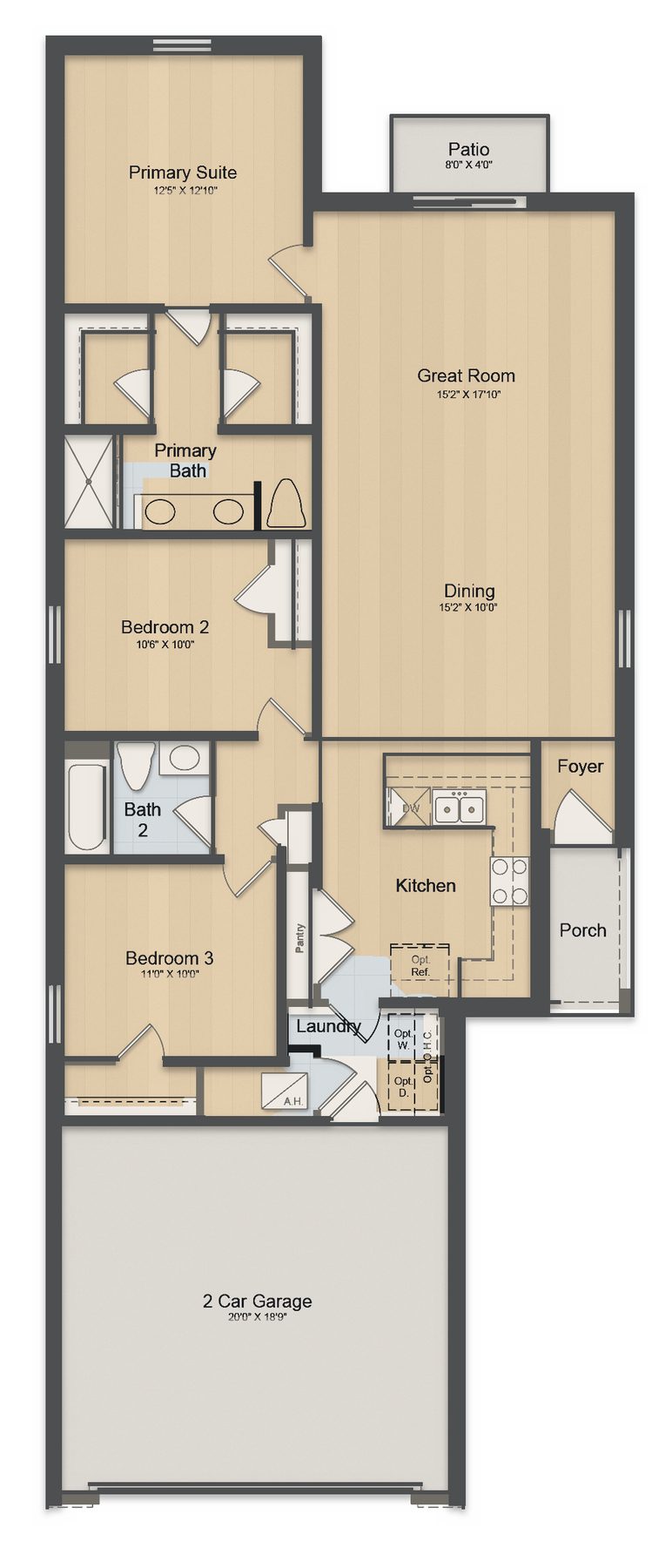 Planta Blackbird · 1º andar