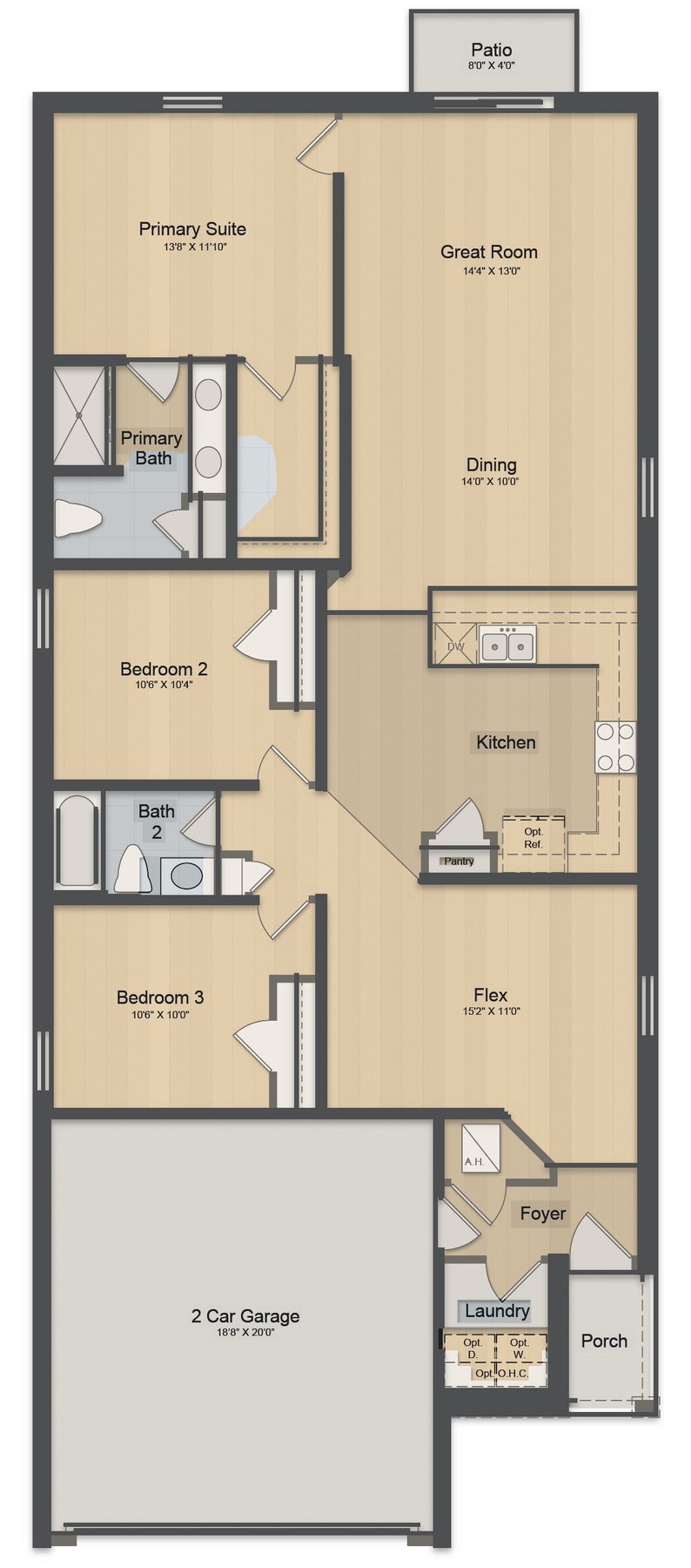 Planta Canary · 1º andar