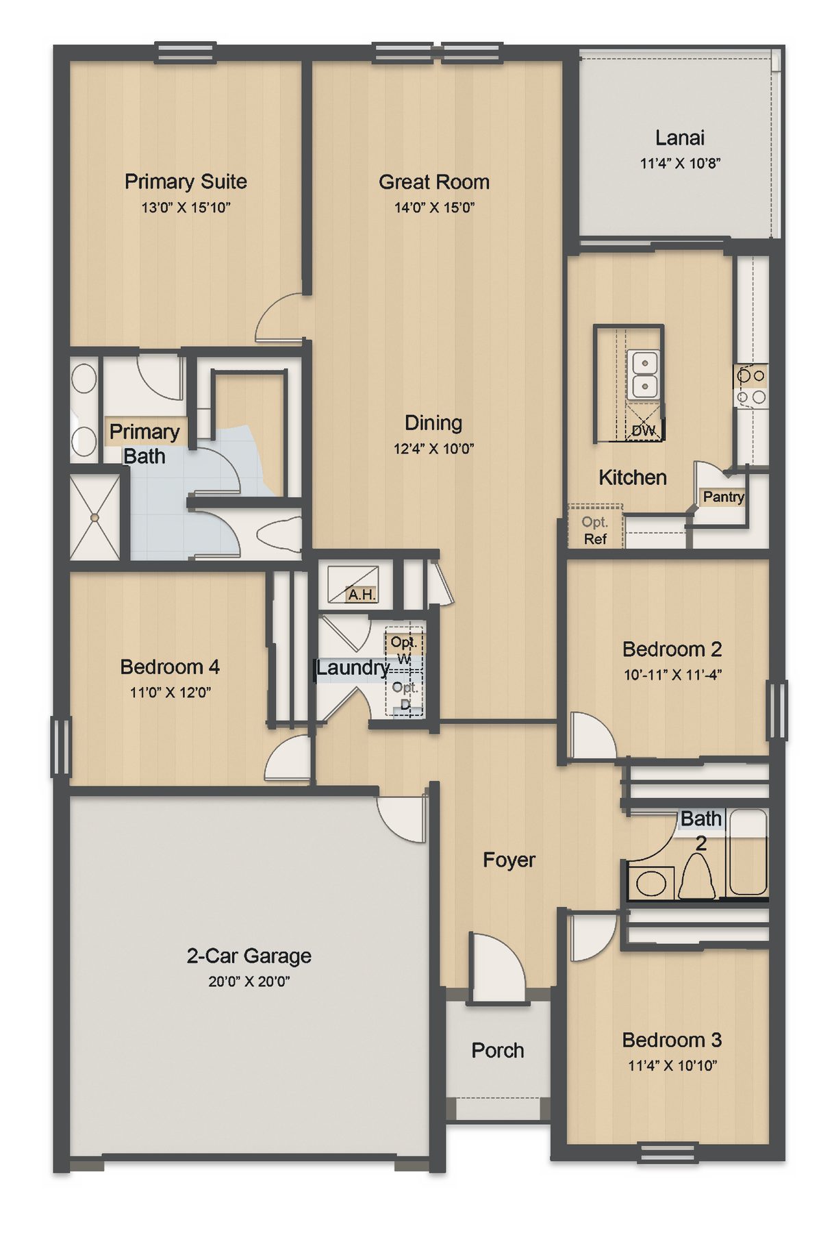 Planta Cypress · 1º andar