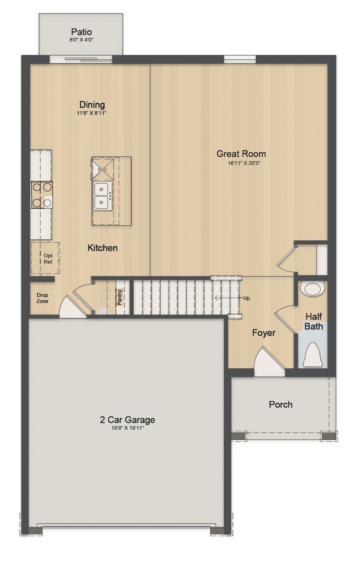 Planta Dove · 1º andar