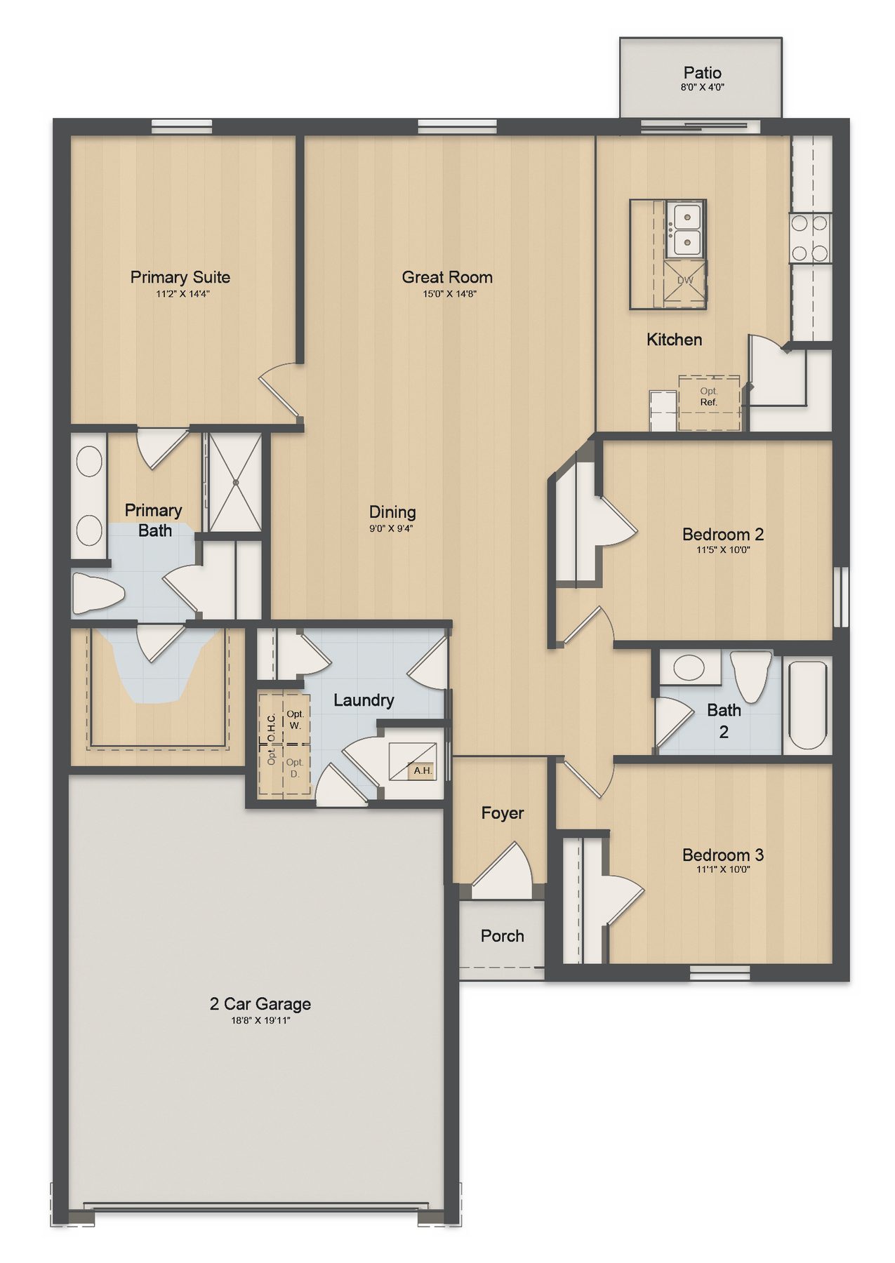 Planta Finch · 1º andar